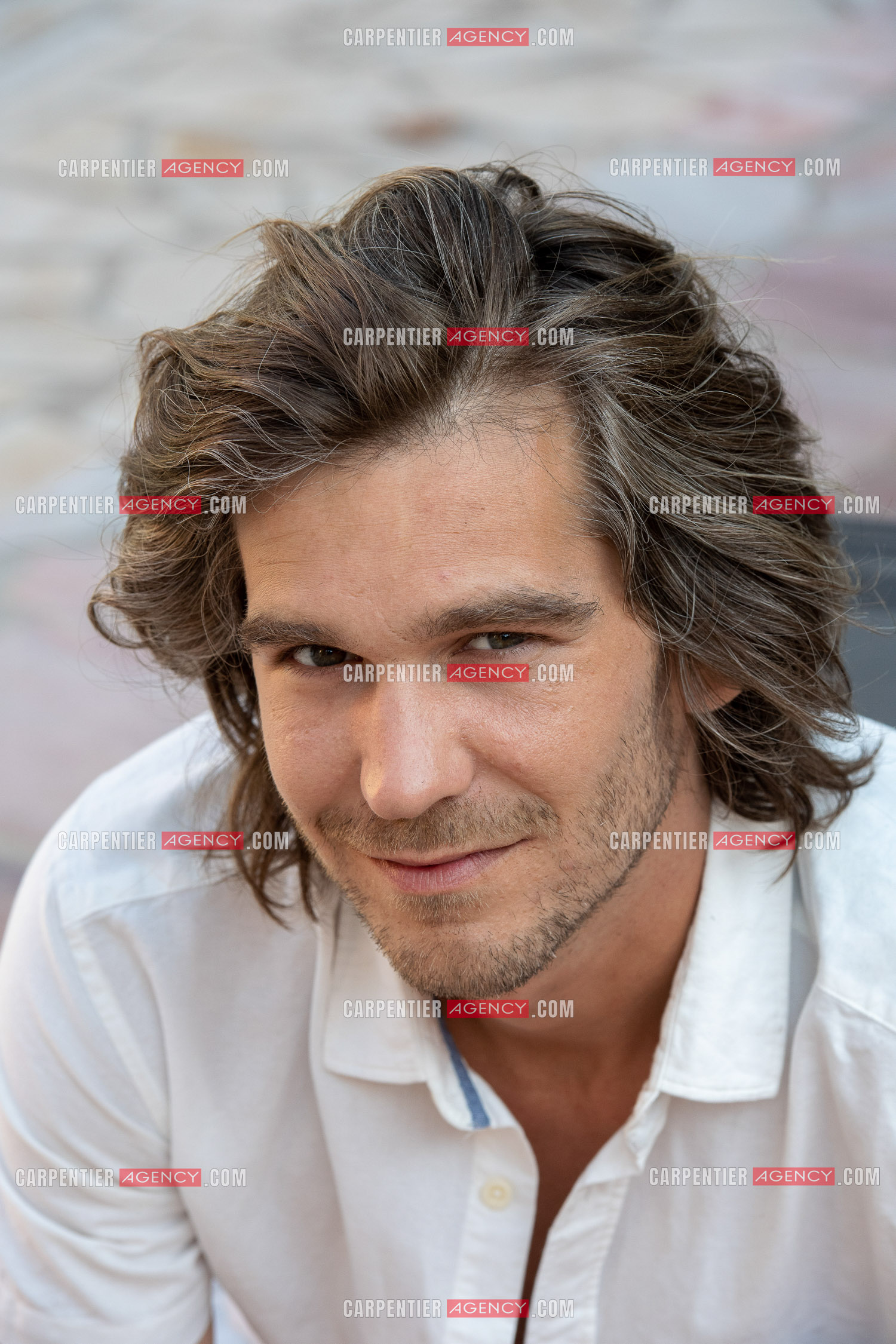 Portrait du ténor Amaury Vassili lors de ses vacances d'été a Toulon dans le Var.  ( Exclusif )