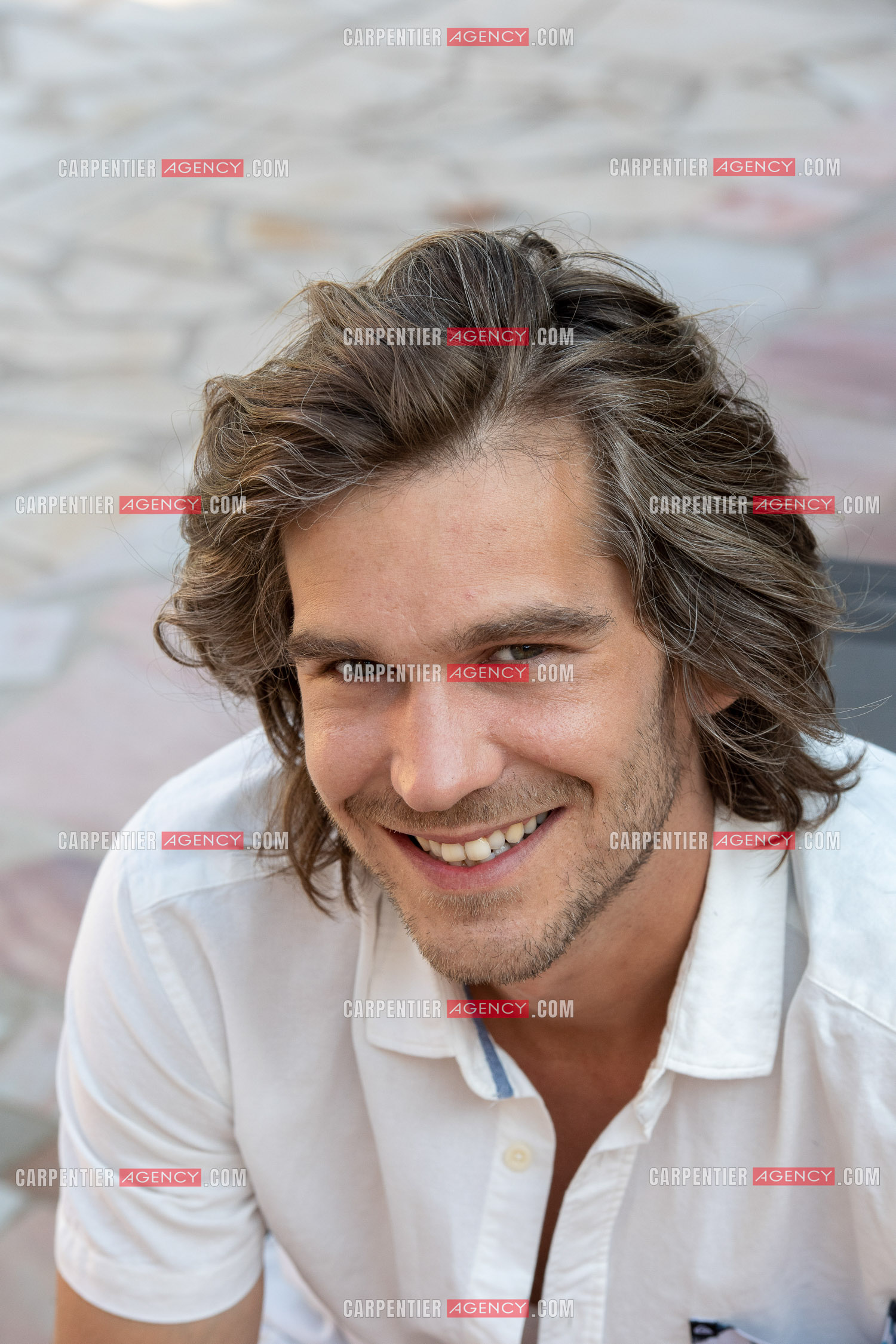 Portrait du ténor Amaury Vassili lors de ses vacances d'été a Toulon dans le Var.  ( Exclusif )