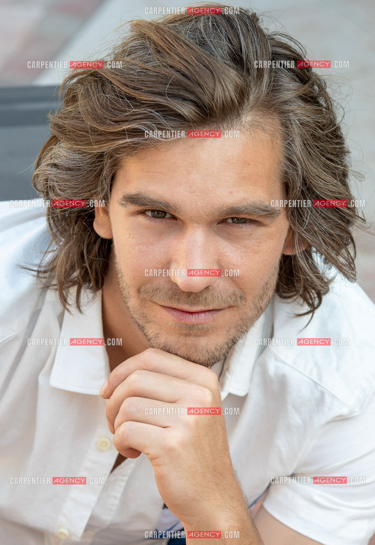Portrait du ténor Amaury Vassili lors de ses vacances d'été a Toulon dans le Var.  ( Exclusif )