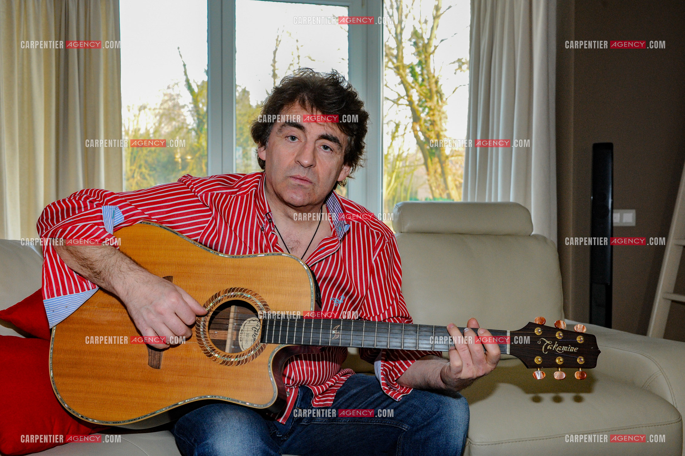 Le chanteur Claude Barzotti chez lui en Belgique en 2011.         ( Exclusif )