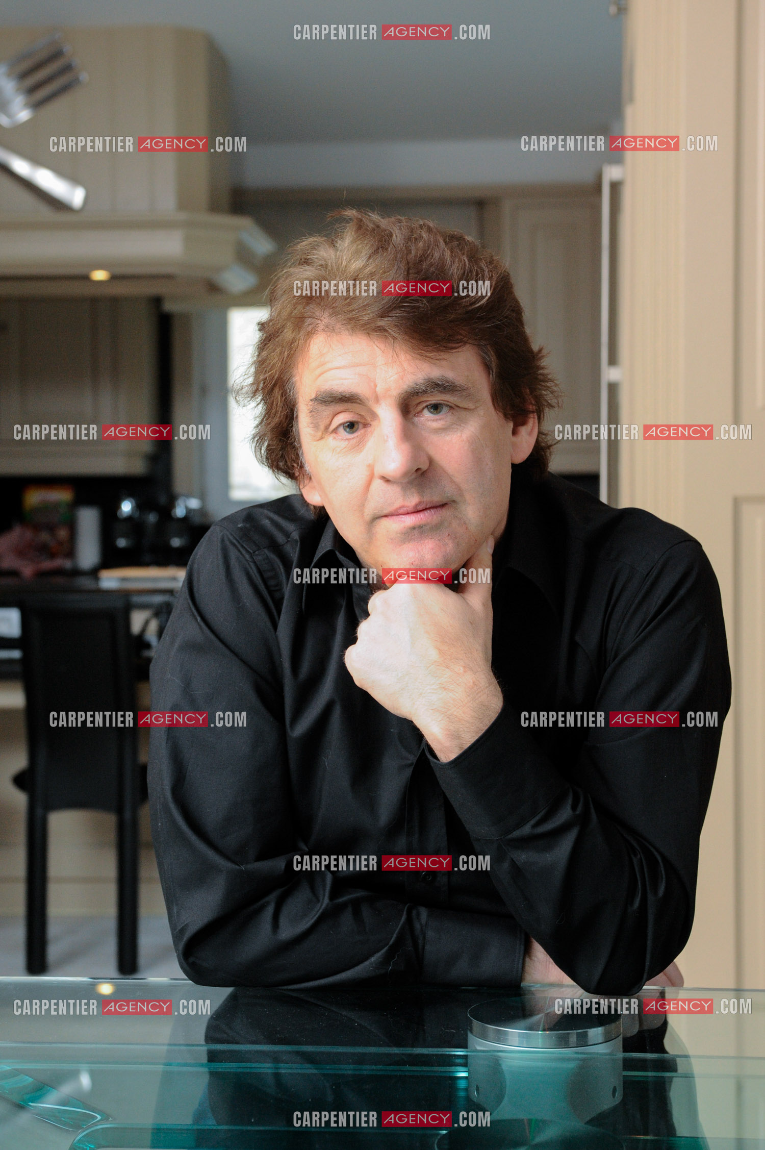 Le chanteur Claude Barzotti chez lui en Belgique en 2011.         ( Exclusif )