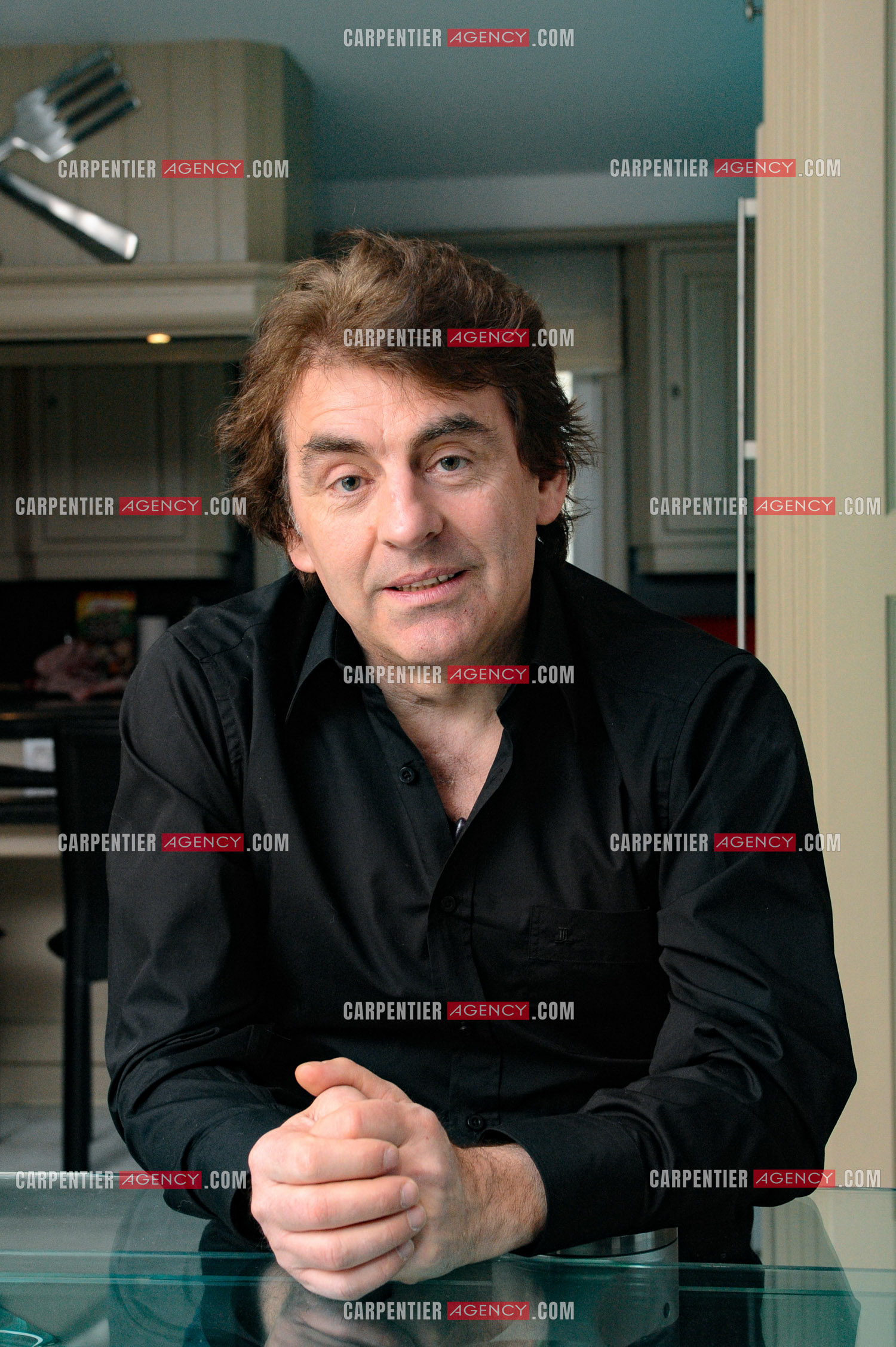 Le chanteur Claude Barzotti chez lui en Belgique en 2011.         ( Exclusif )