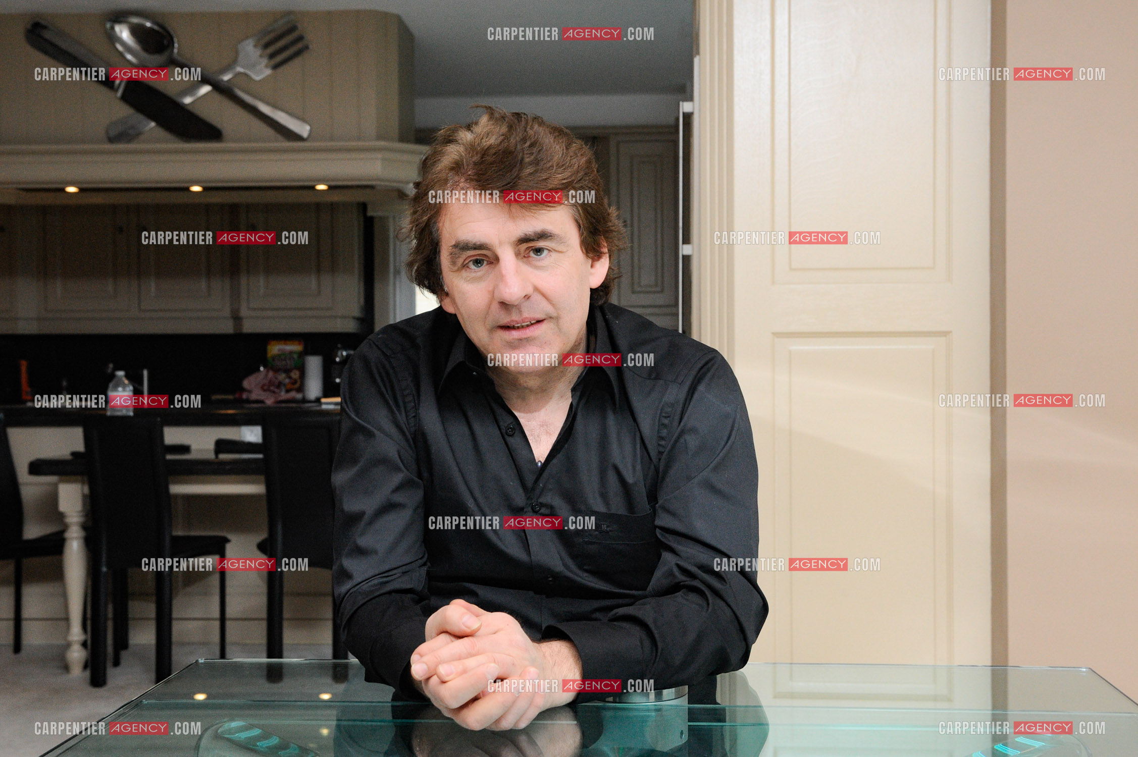 Le chanteur Claude Barzotti chez lui en Belgique en 2011.         ( Exclusif )