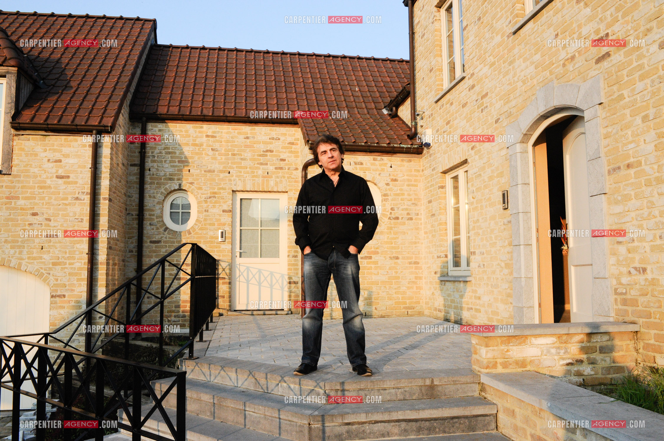 Le chanteur Claude Barzotti chez lui en Belgique en 2011.         ( Exclusif )