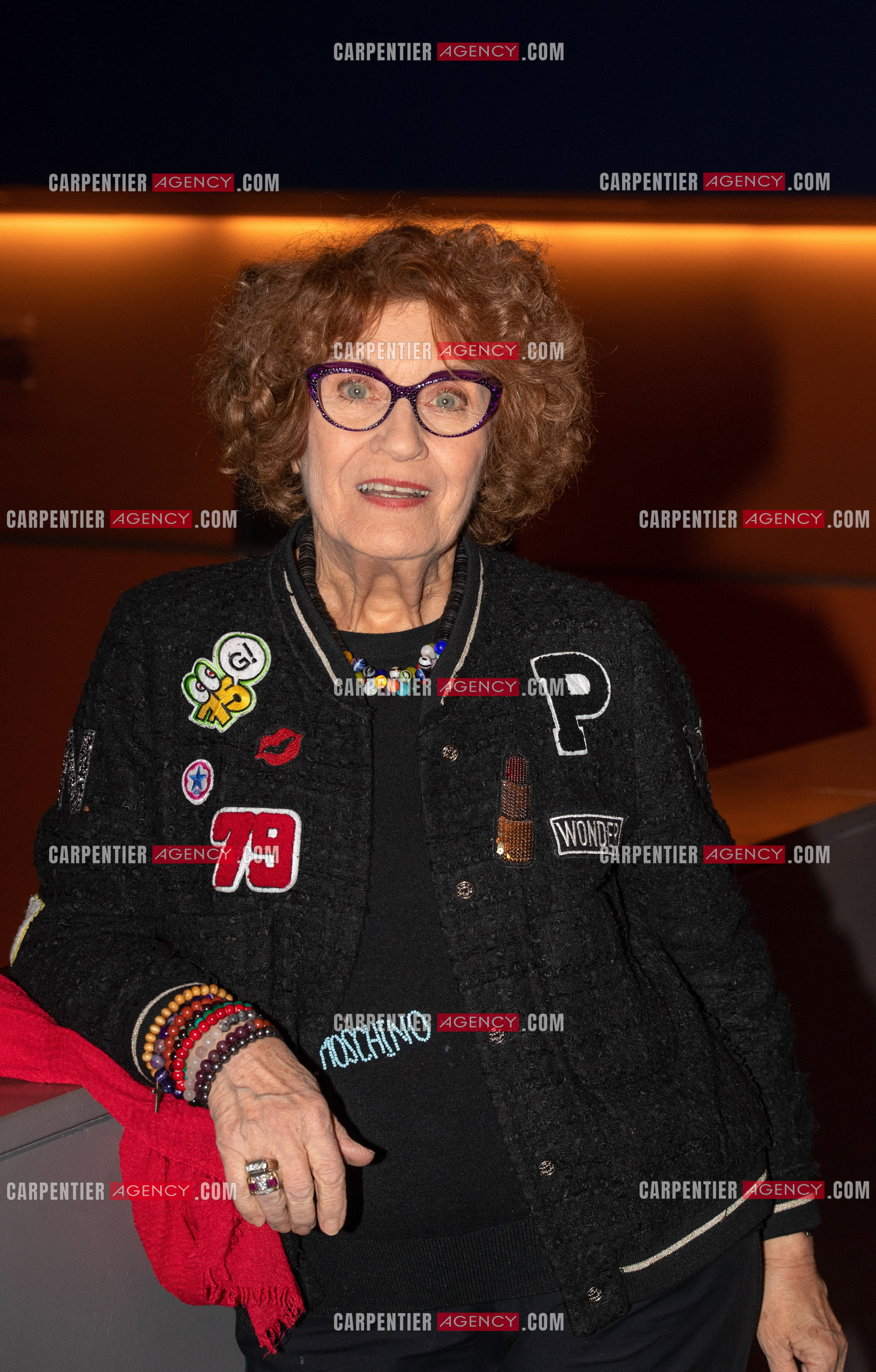 L'actrice Andréa Ferréol en avant première pour le film “ CHOEUR de ROCKERS “ au Six N’Étoiles de Six-Fours-les-Plages.   ( Exclusif )