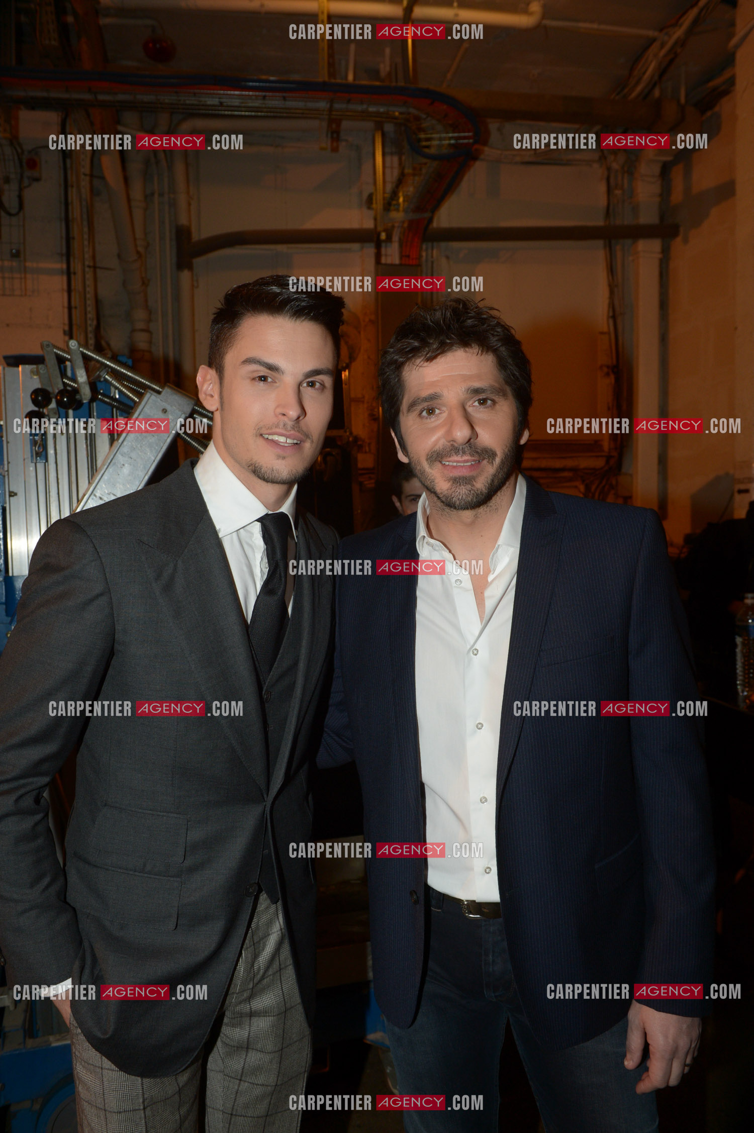 Baptiste Giabiconi et Patrick Fiori.    ( Exclusif )