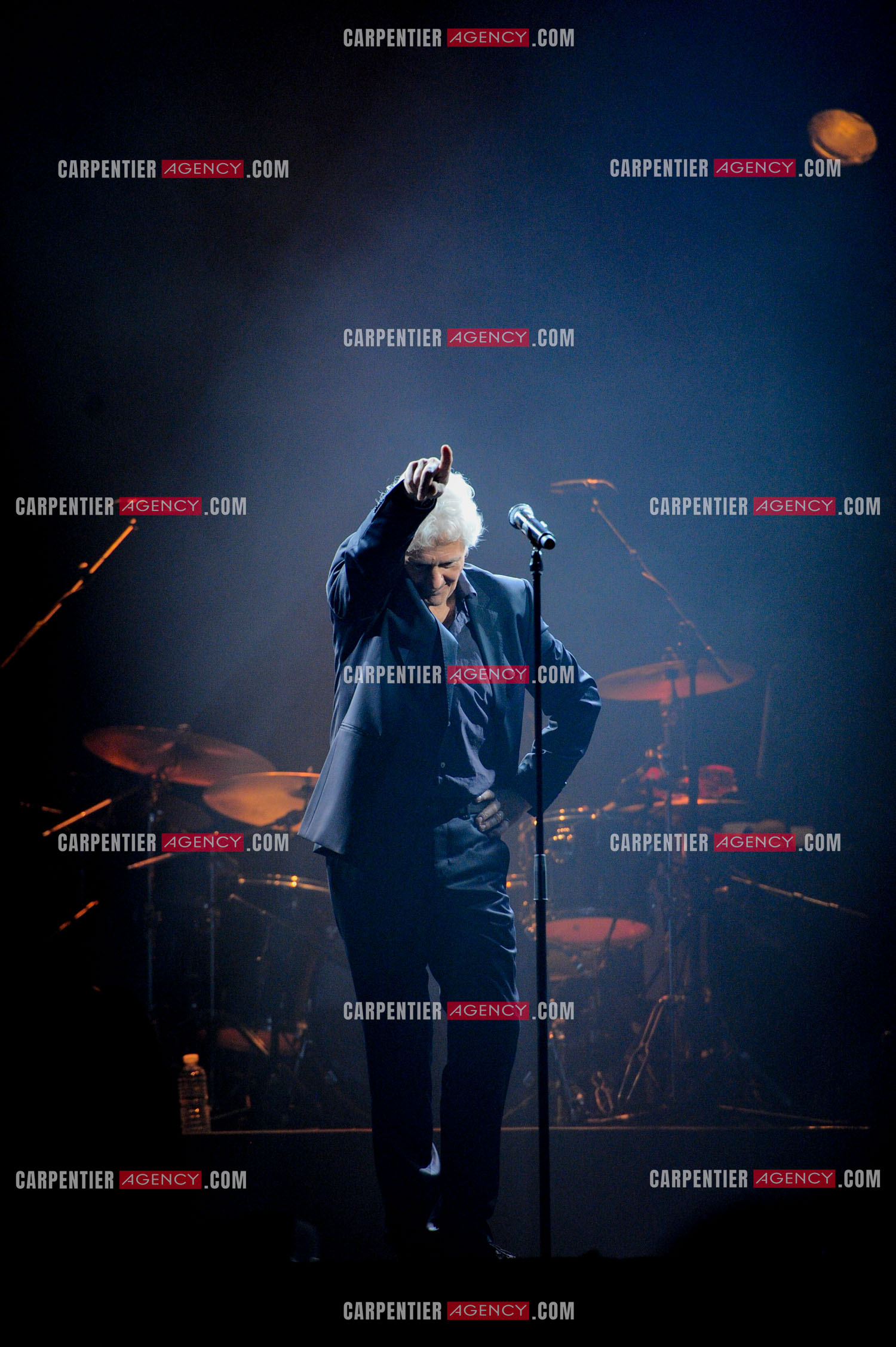 Le chanteur Gérard Lenorman en concert au Grand Rex à Paris.  ( Exclusif )