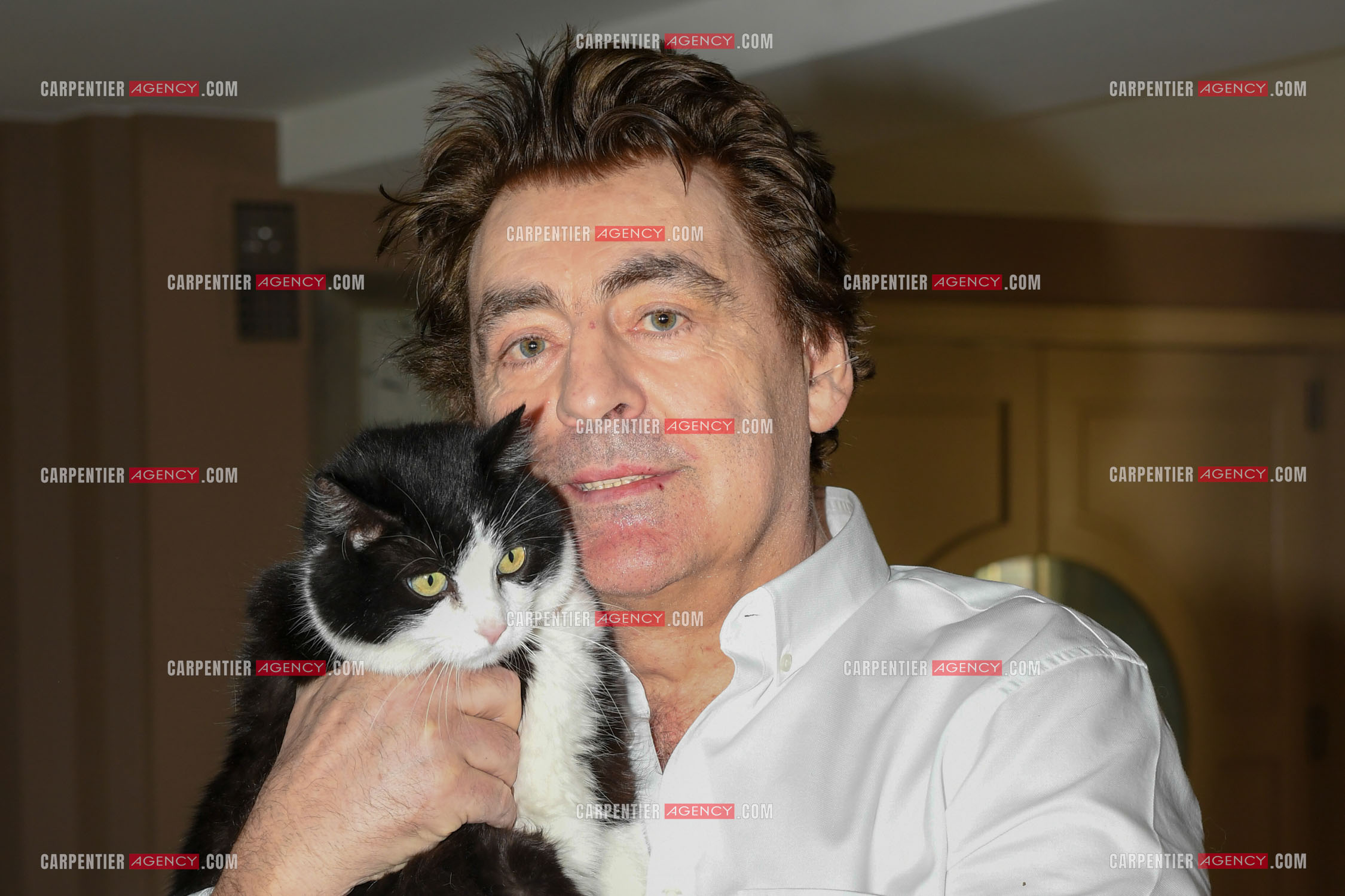 Le chanteur Claude Barzotti chez lui en Belgique en 2019.         ( Exclusif )