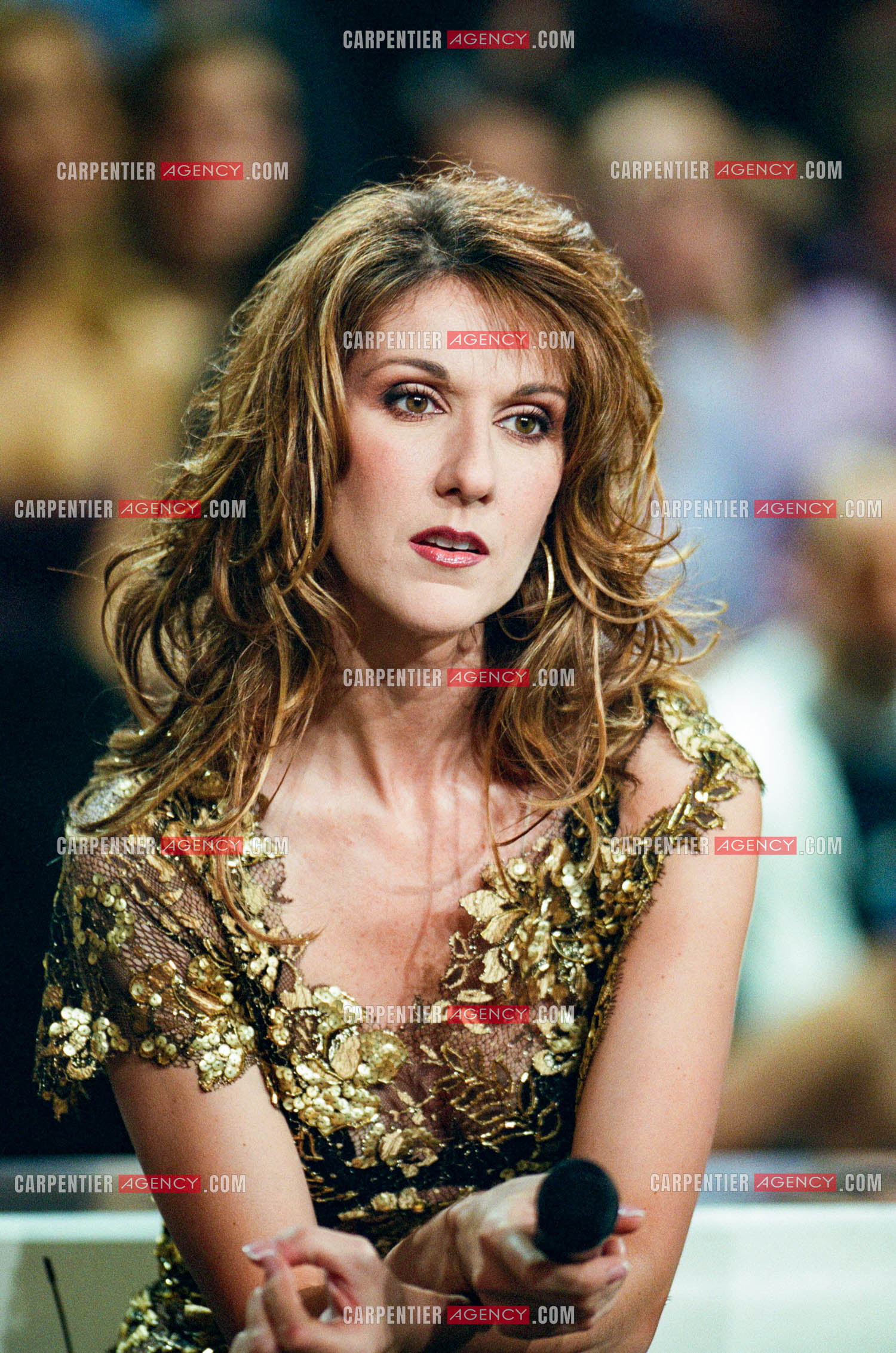 Enregistrement de l'émission spéciale Céline Dion sur TF1 le 17 Mars 2002.  ( Exclusif )