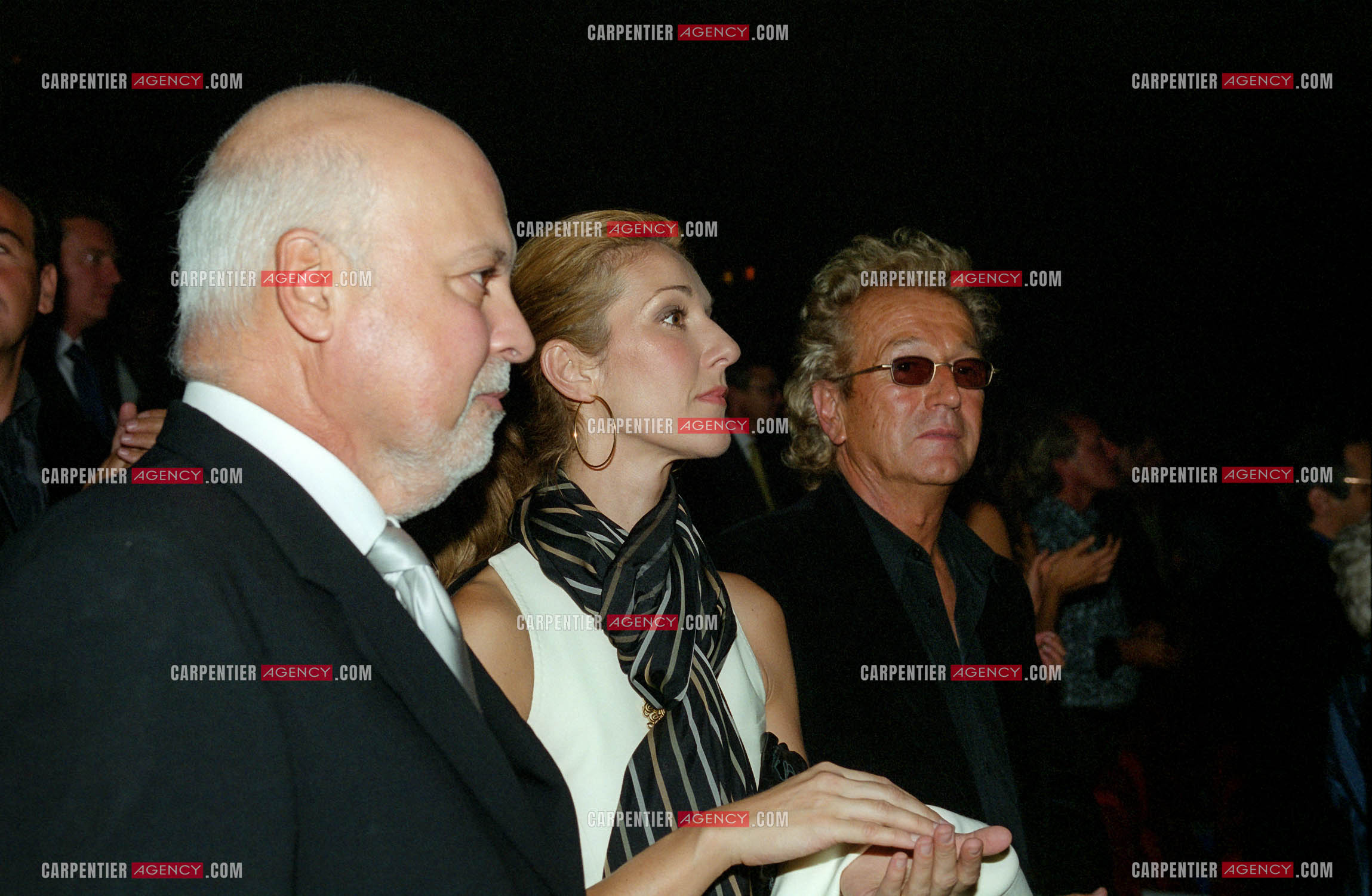Avant première de la comédie Musicale “Cindy“ au Palais des Congrès de Paris en présence de Luc Plamondon, Céline Dion et son mari René Angélil.  ( Exclusif )