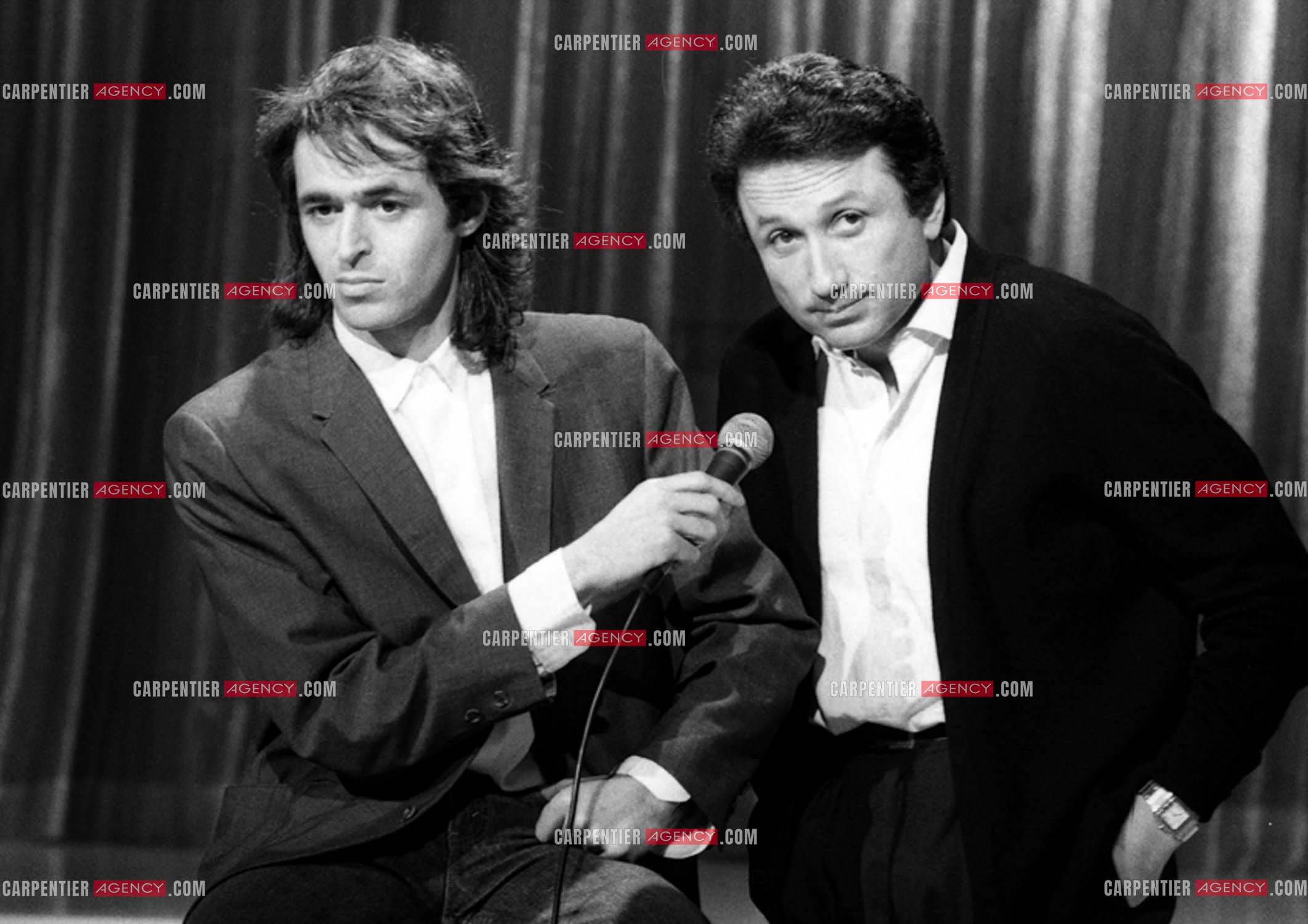 Émission “ Champs Élysées “ présentée par Michel Drucker avec comme invité Jean-Jacques Goldman le 06 Déc 1986.