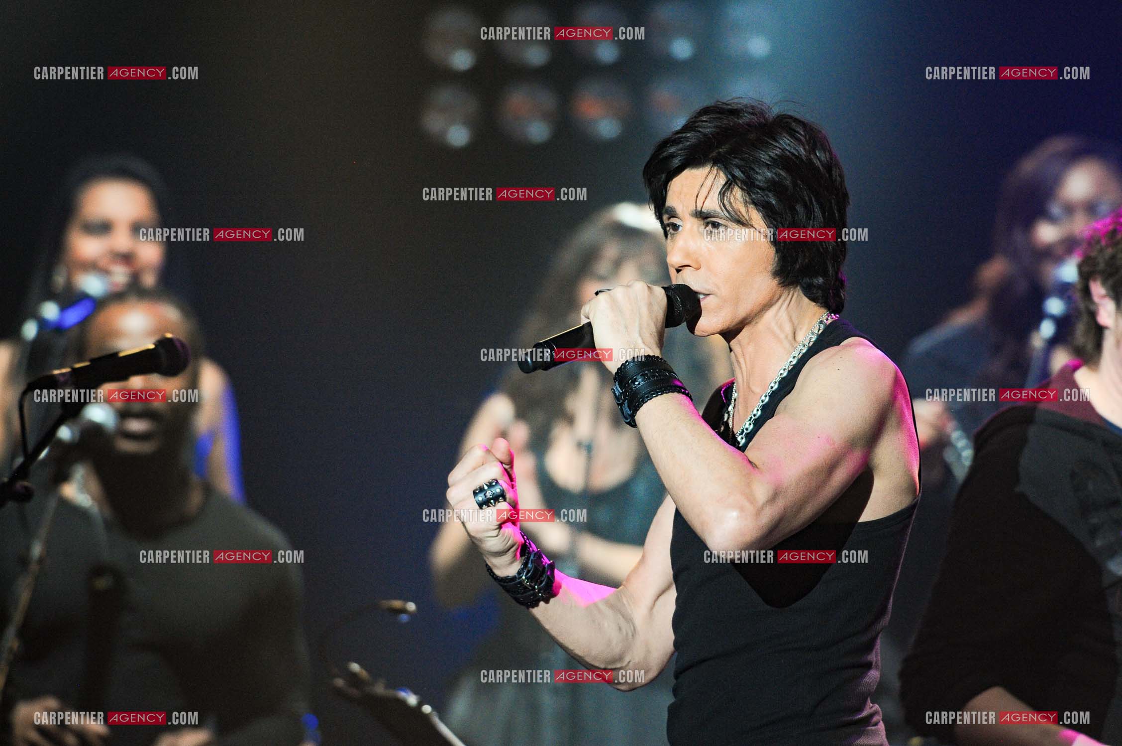 Le chanteur Jean-Luc Lahaye en concert au Bataclan.      ( Exclusif )