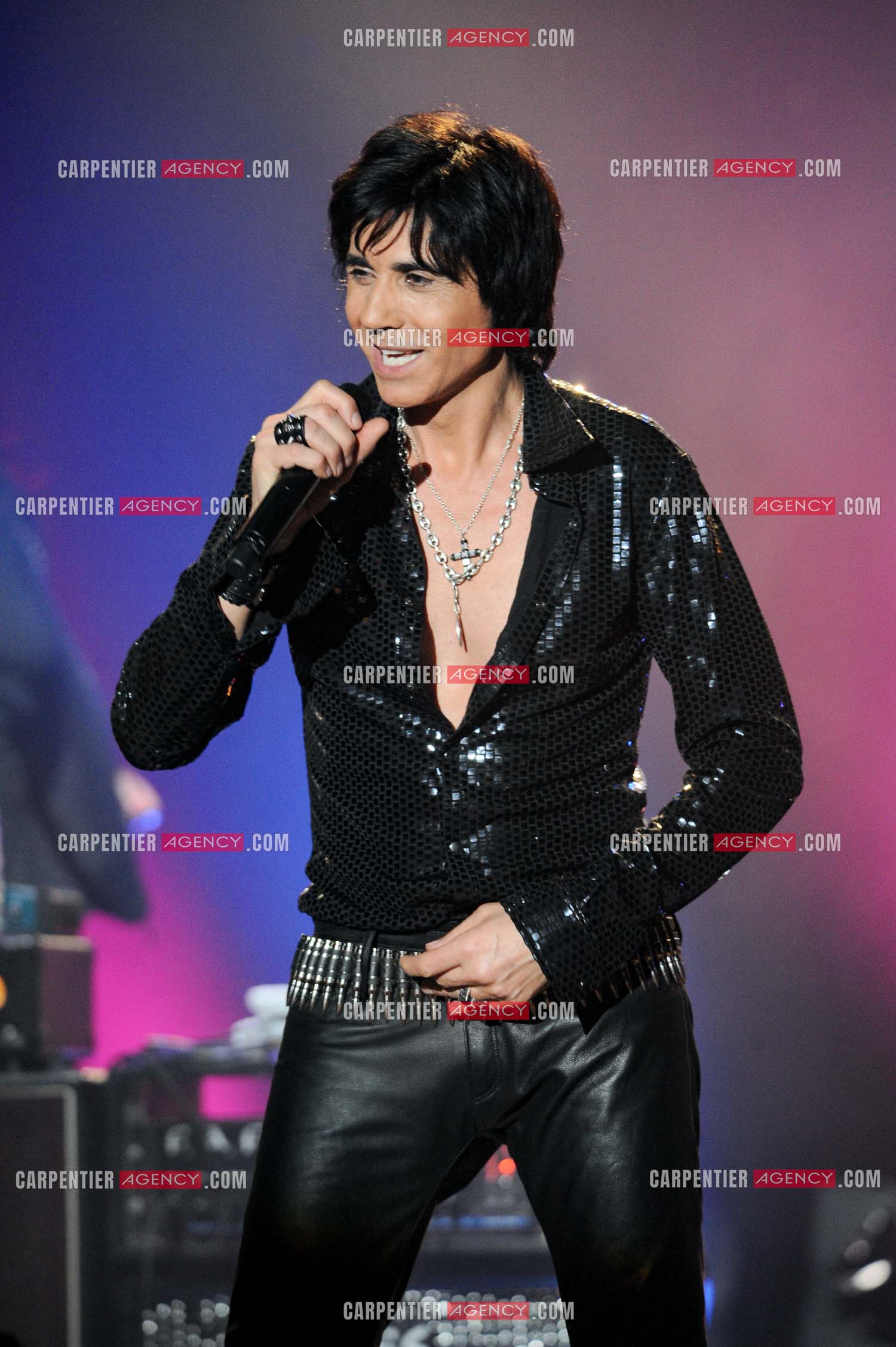 Le chanteur Jean-Luc Lahaye en concert au Bataclan.      ( Exclusif )