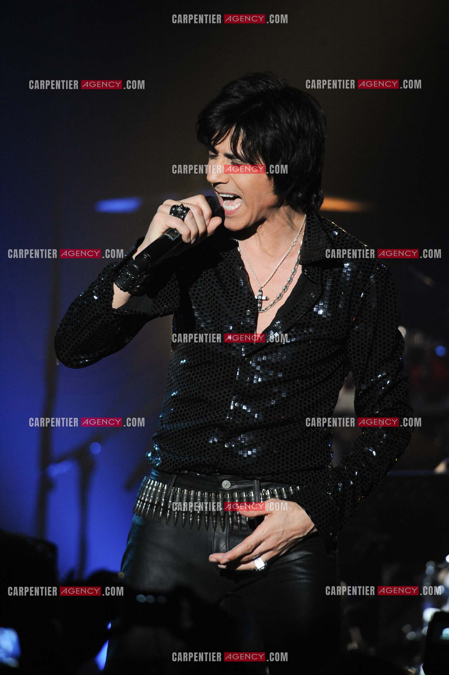 Le chanteur Jean-Luc Lahaye en concert au Bataclan.      ( Exclusif )