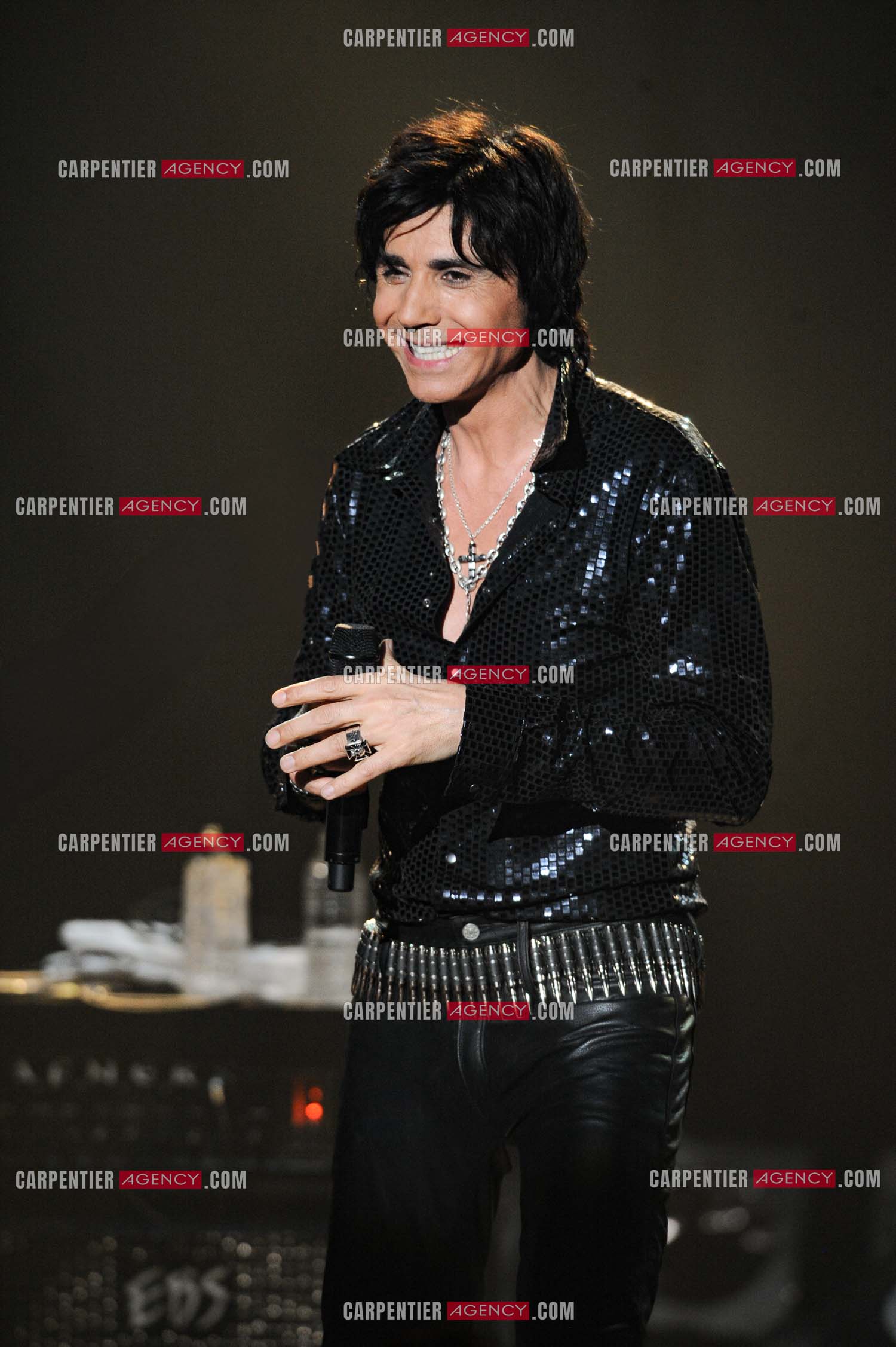 Le chanteur Jean-Luc Lahaye en concert au Bataclan.      ( Exclusif )