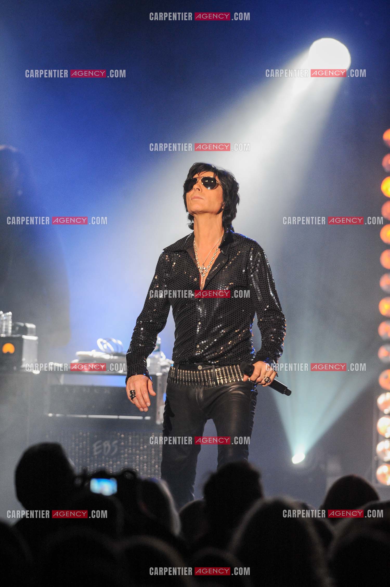 Le chanteur Jean-Luc Lahaye en concert au Bataclan.      ( Exclusif )