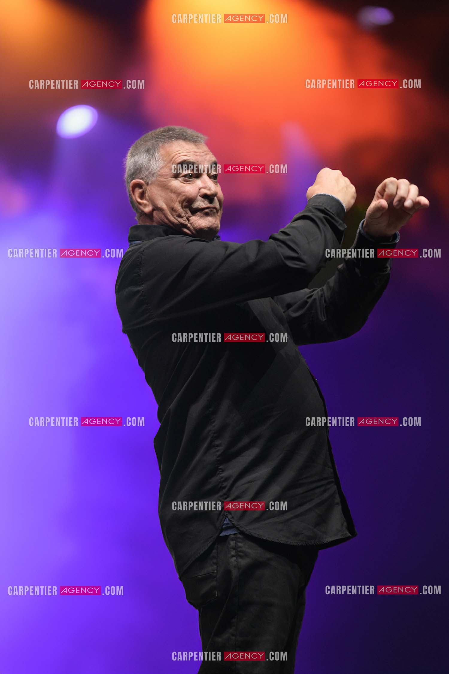 L'humoriste Jean-Marie Bigard en spectacle aux arènes de Fréjus.  ( Exclusif )