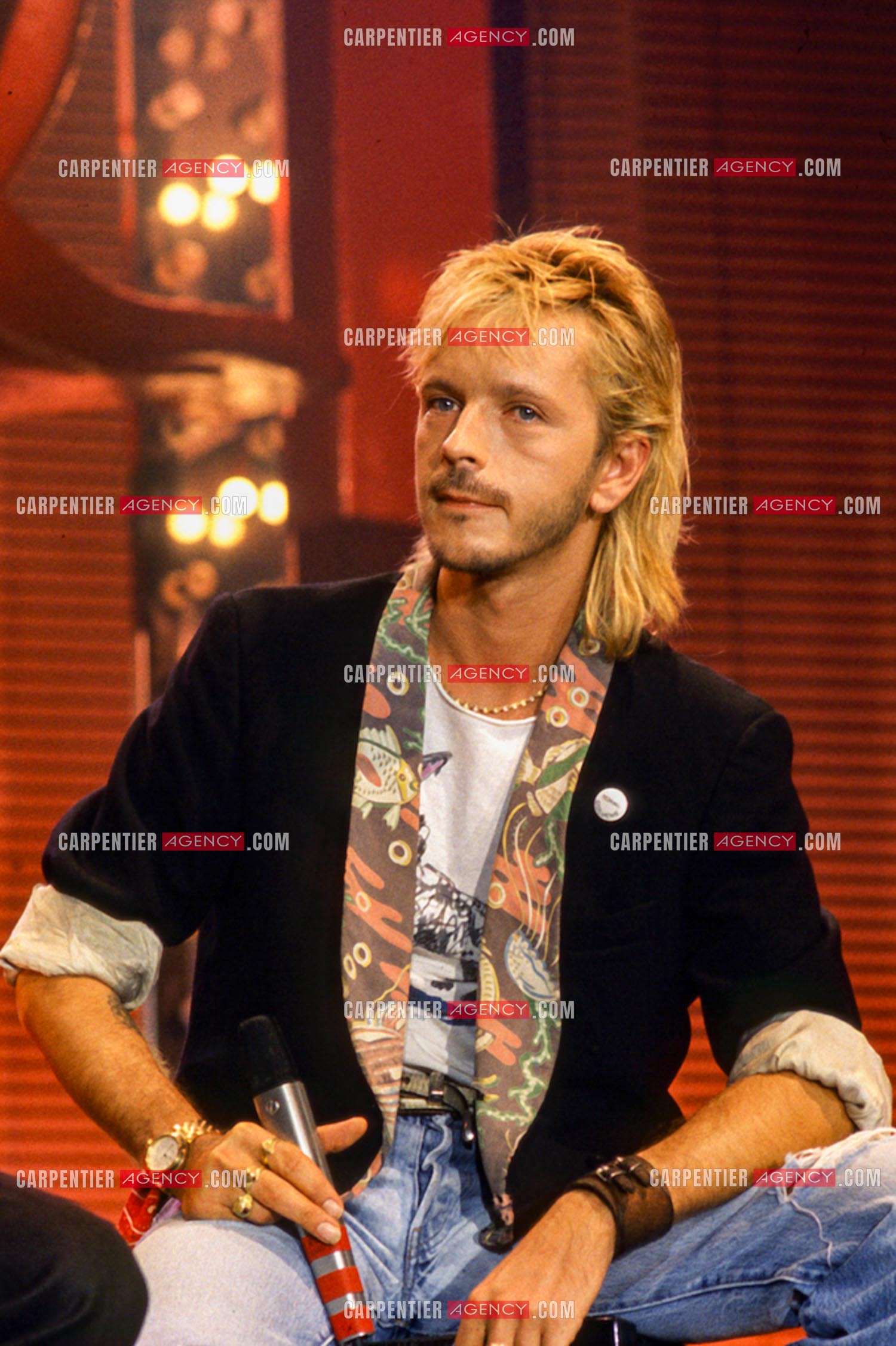 Émission présentéec par Philippe Risoli de quatre concerts dans quatre villes “LA NOUVELLE AFFICHE“ “LA NOUVELLE AFFICHE“. Le chanteur Renaud.  ( Exclusif )