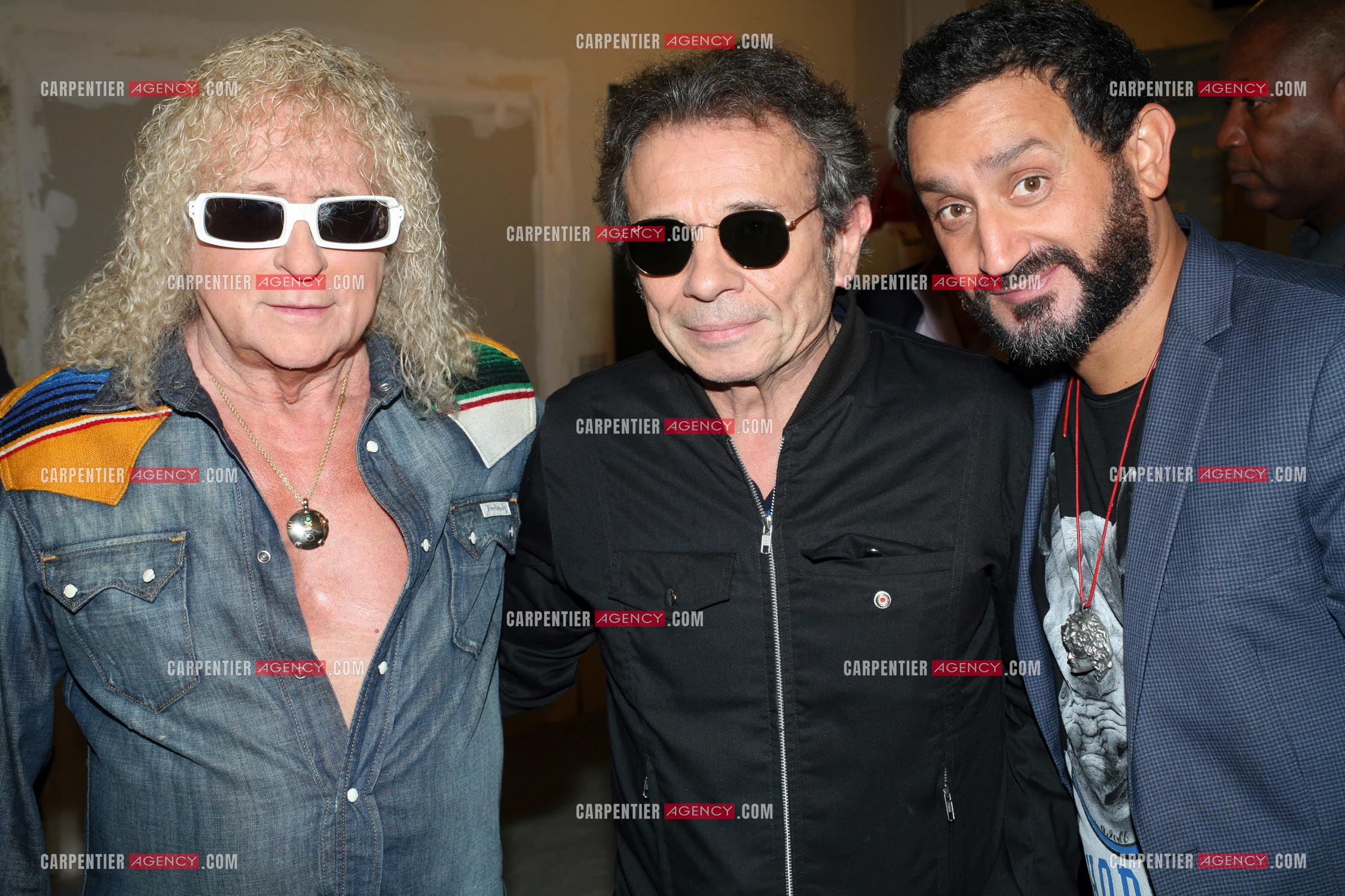 Le chanteur Michel Polnareff et Philippe Manœuvre invités de l'émission Touche Pas à Mon Poste présentée par Cyril Hanouna.
