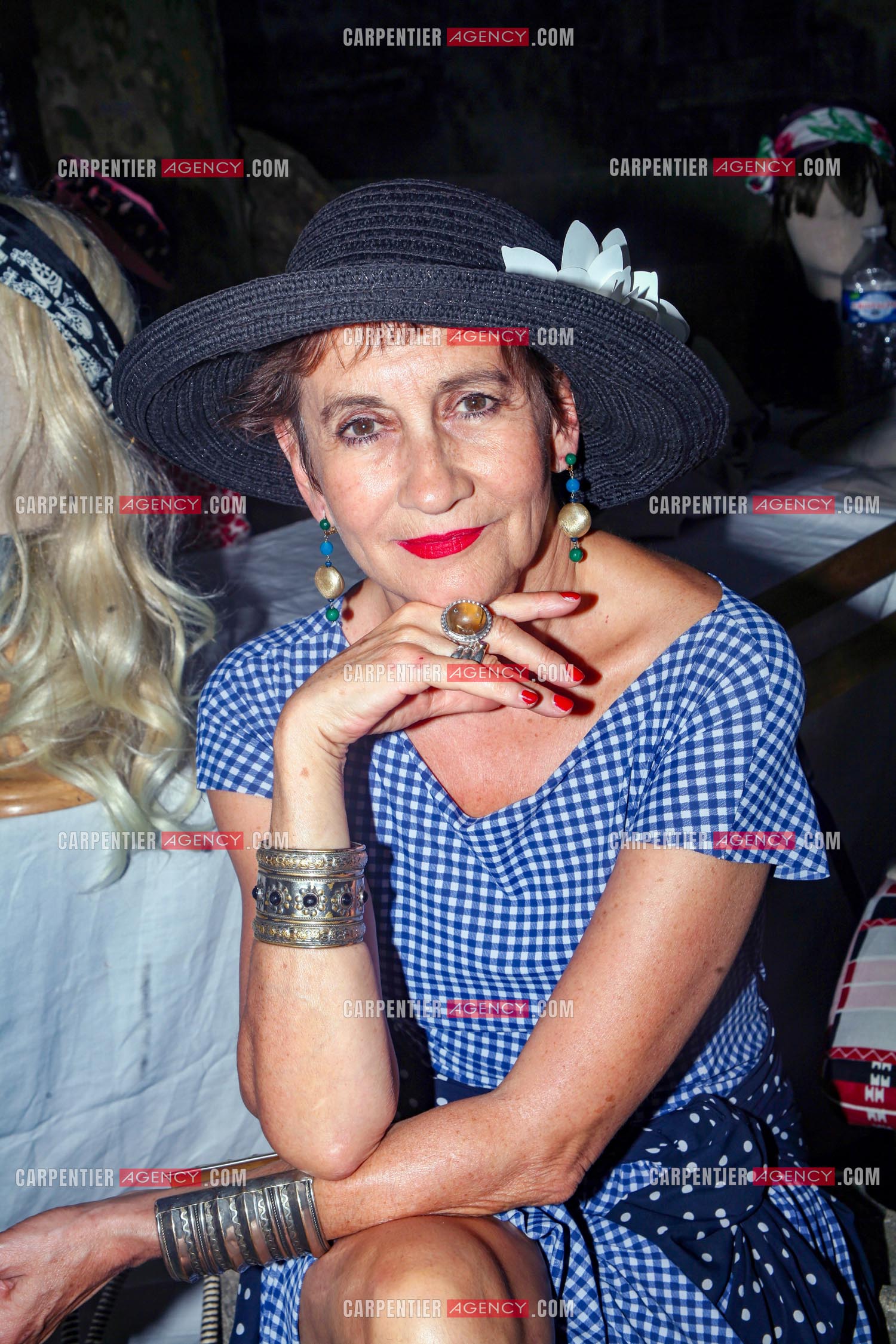 La chanteuse Caroline Loeb.  ( Exclusif )