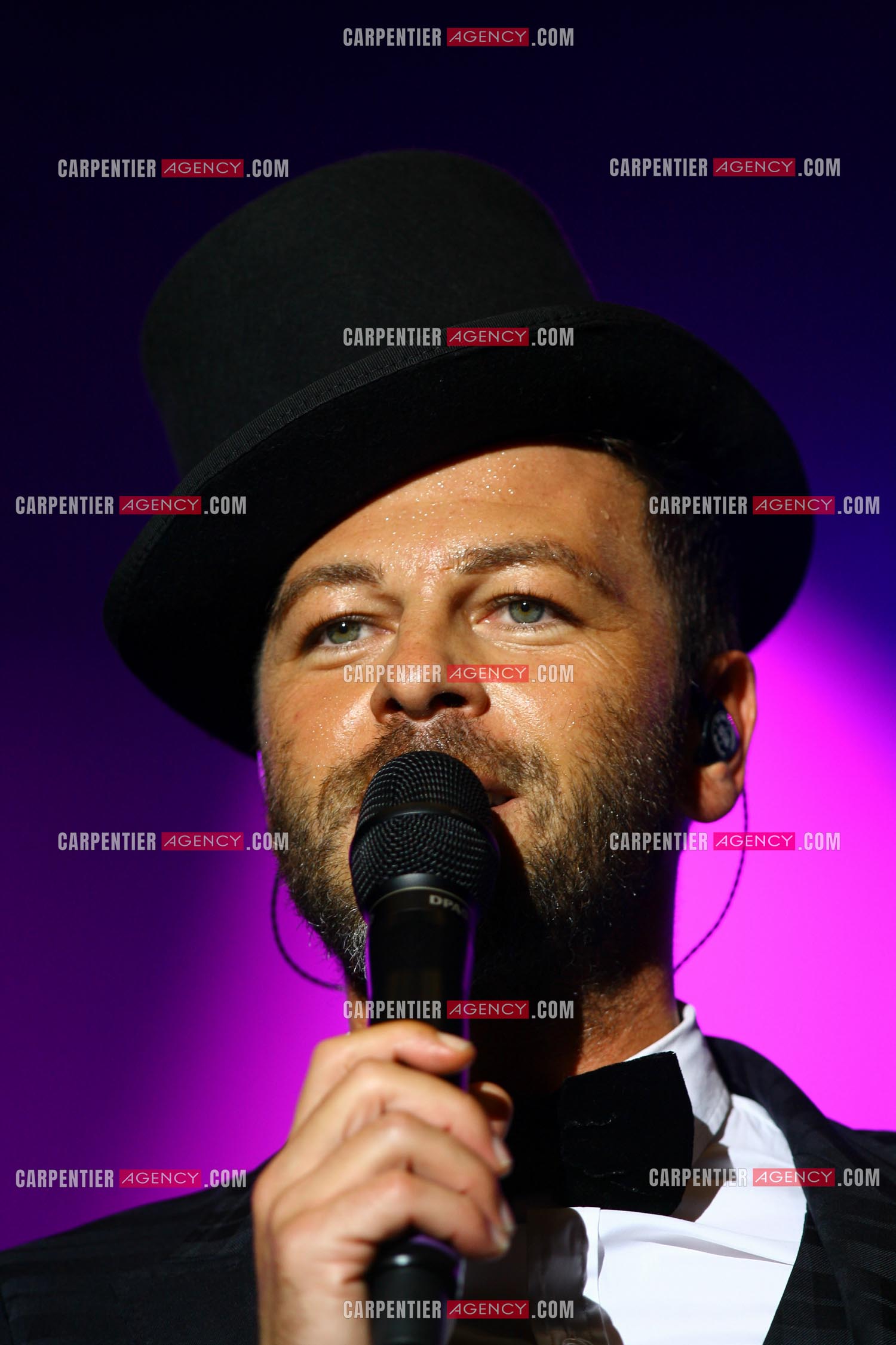 Le chanteur Christophe Maé en concert.    ( Exclusif )