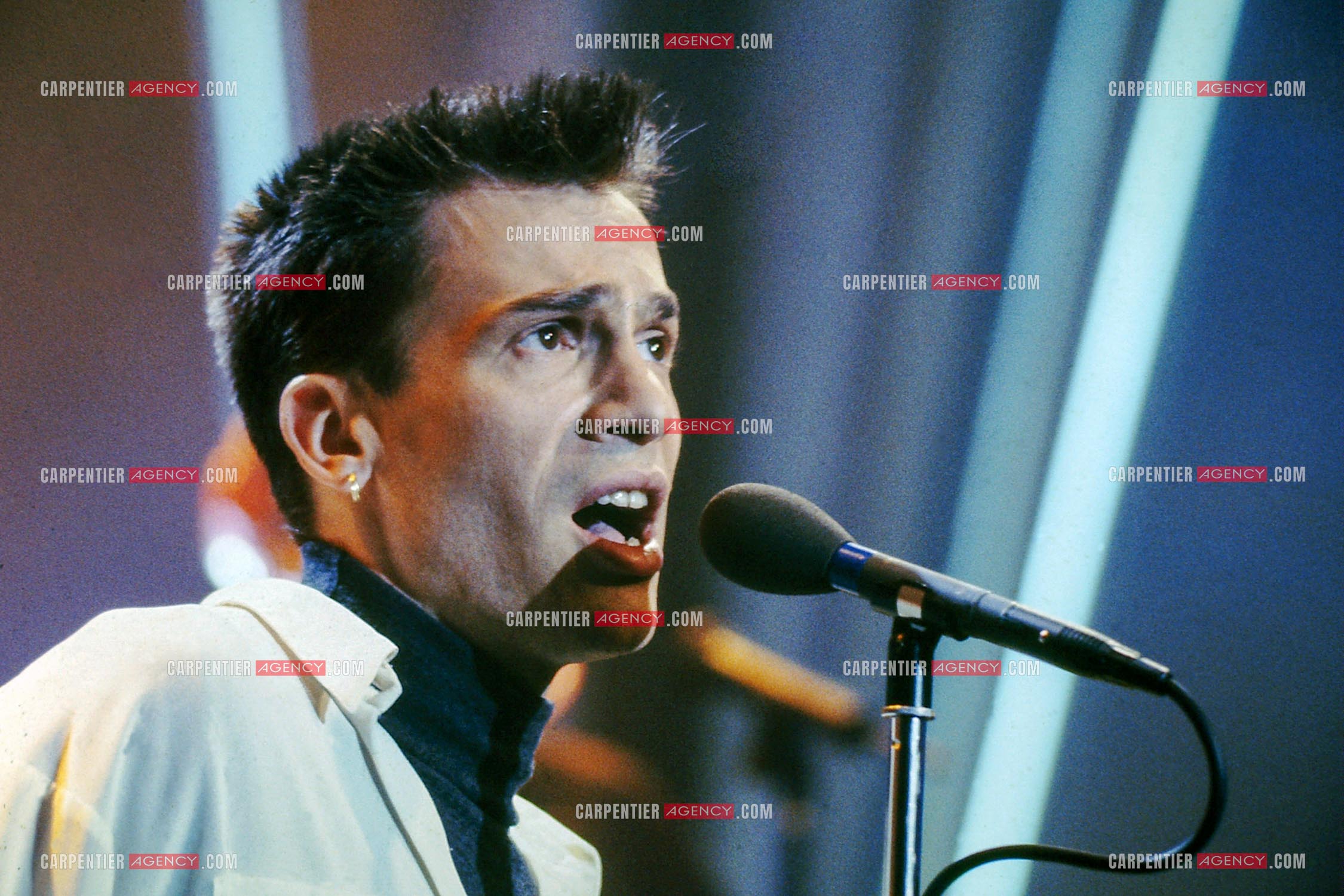 Le chanteur Florent Pagny.    ( Exclusif )