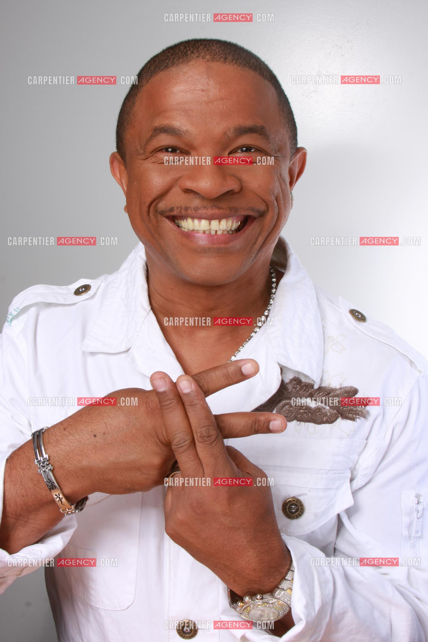 Le chanteur Francky Vincent.                  ( Exclusif )