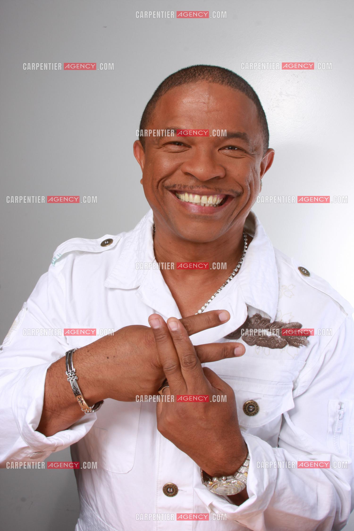 Le chanteur Francky Vincent.                  ( Exclusif )