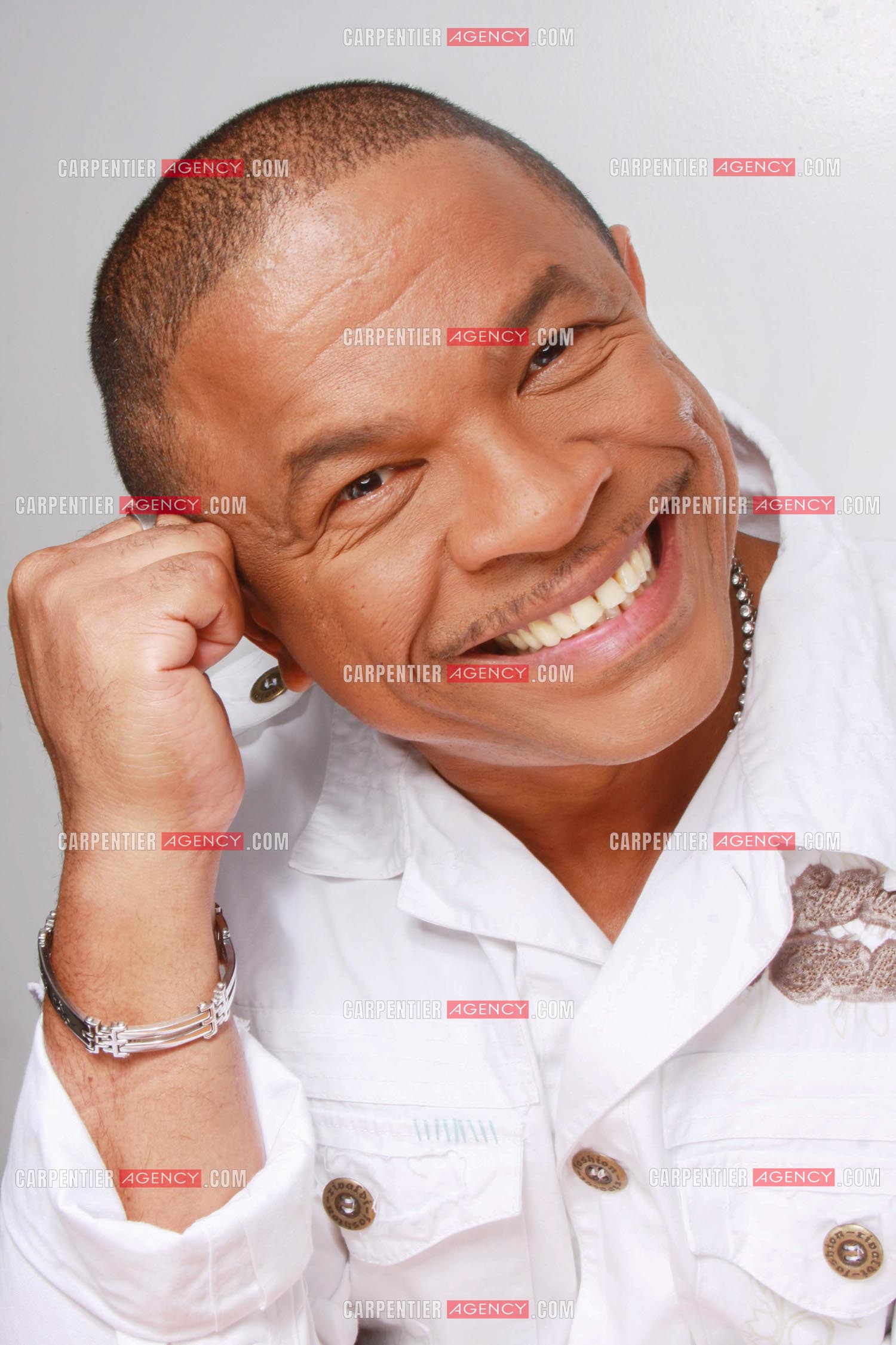 Le chanteur Francky Vincent.                  ( Exclusif )