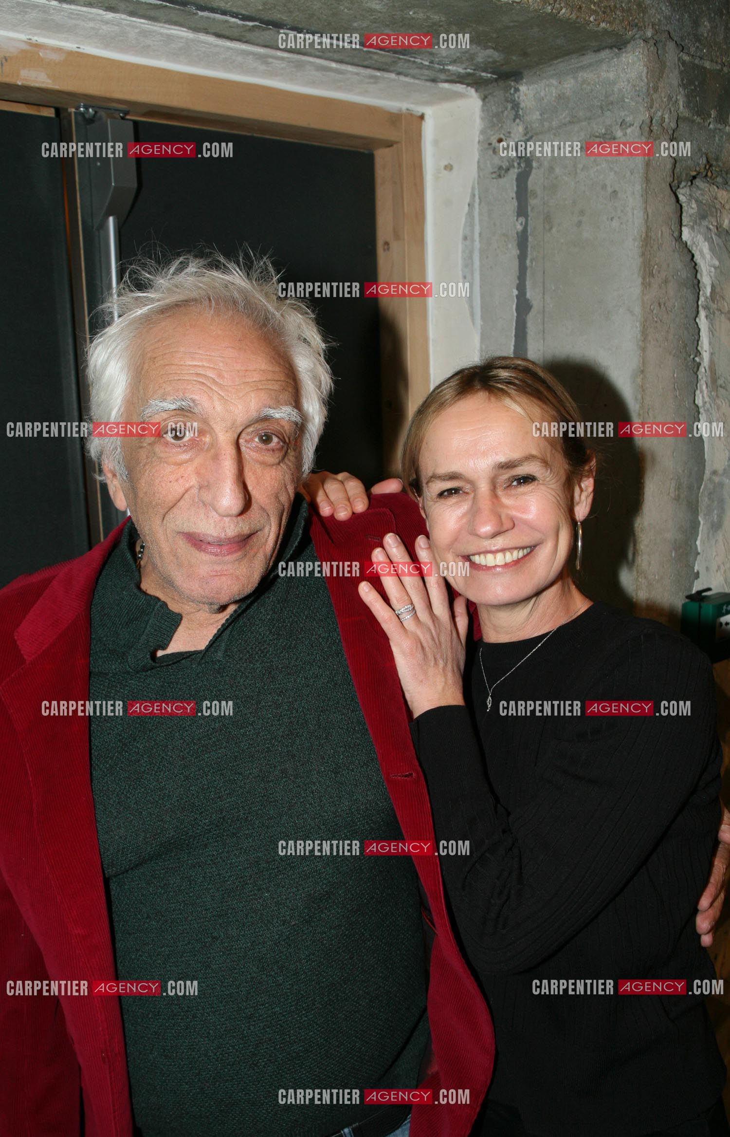L'acteur Gérard Darmon et l'actrice Sandrine Bonnaire.   ( Exclusif )