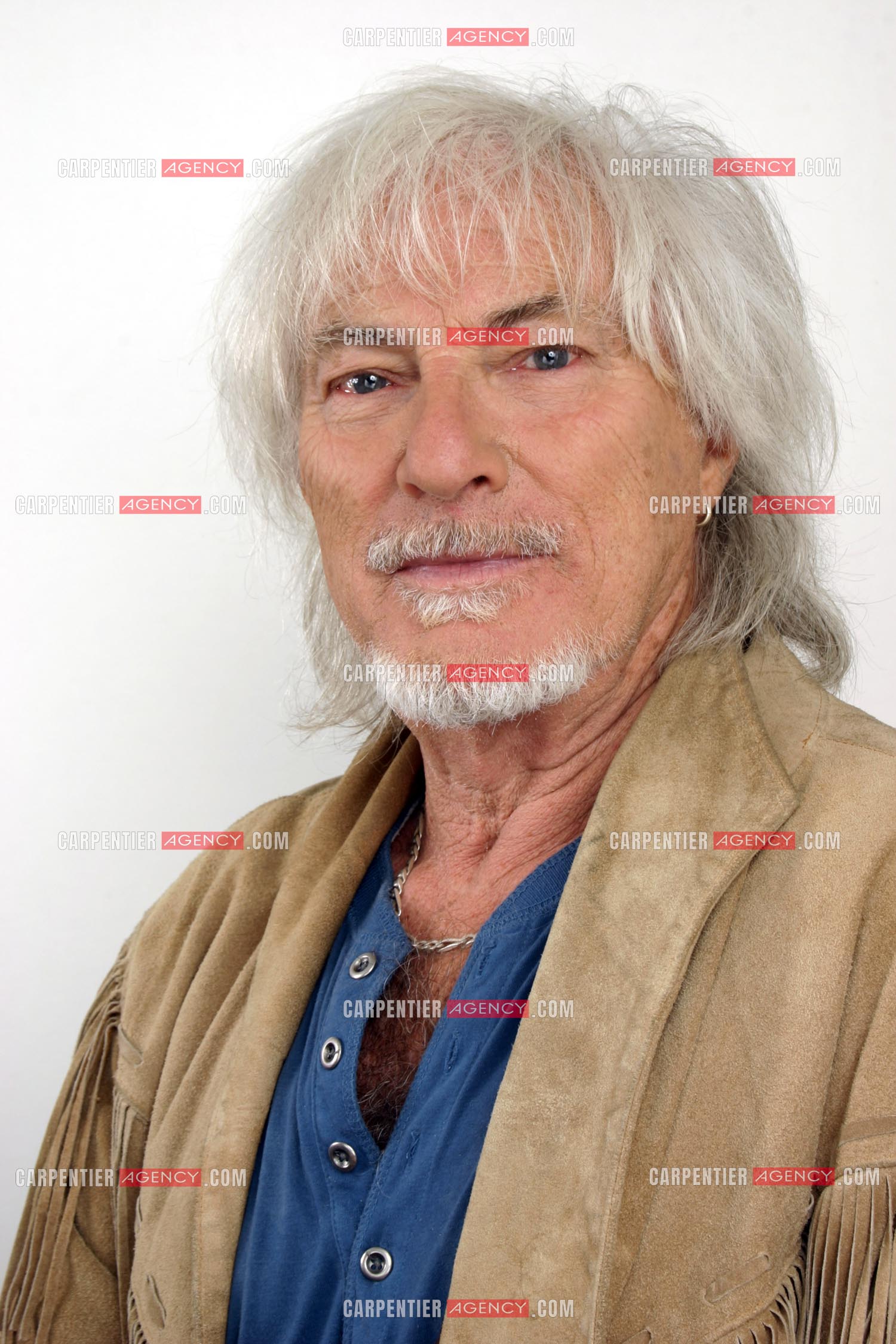 Le chanteur Hugues Aufray.    ( Exclusif )