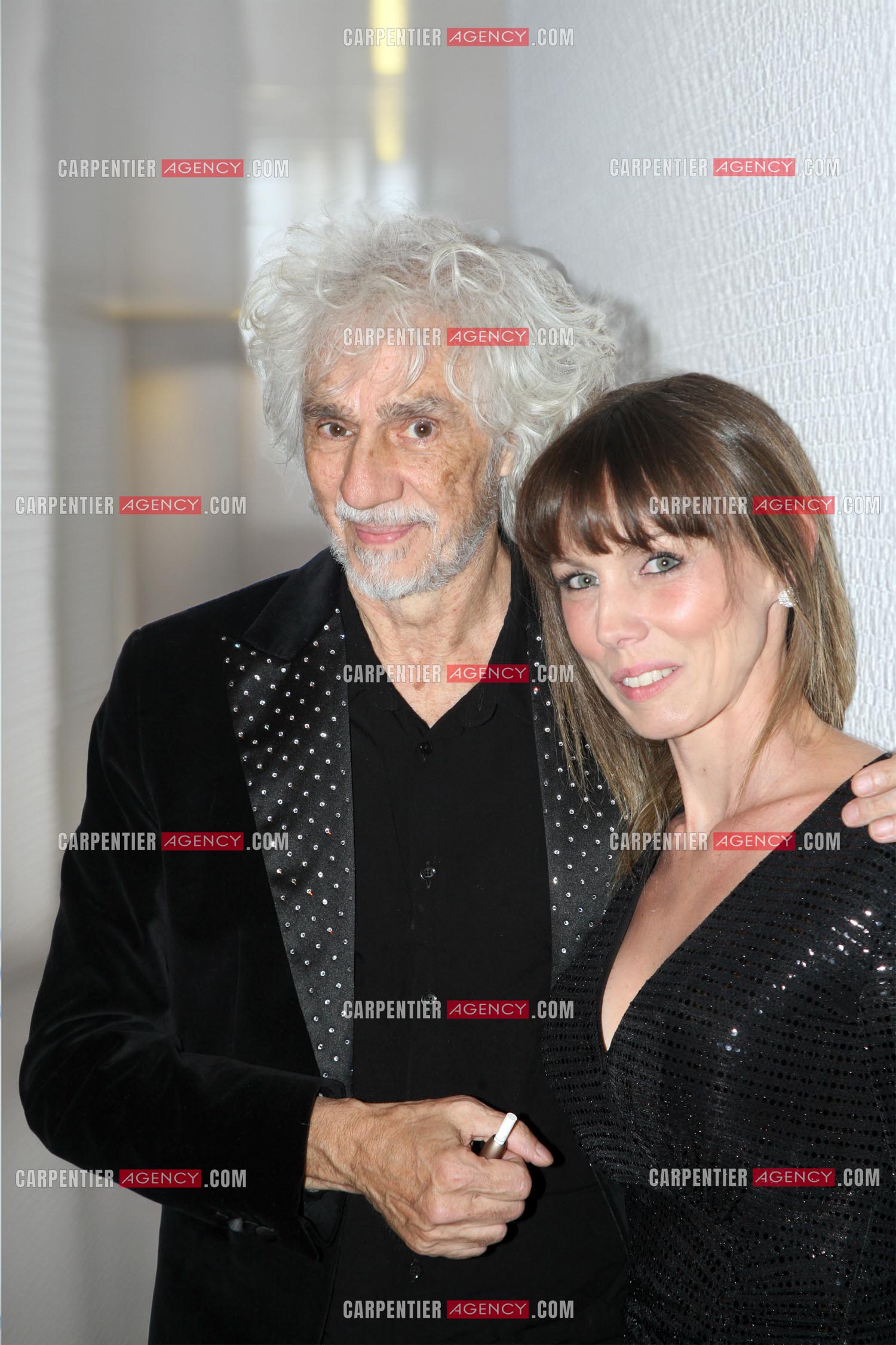 Le chanteur Louis Bertignac et sa femme Laetitia.