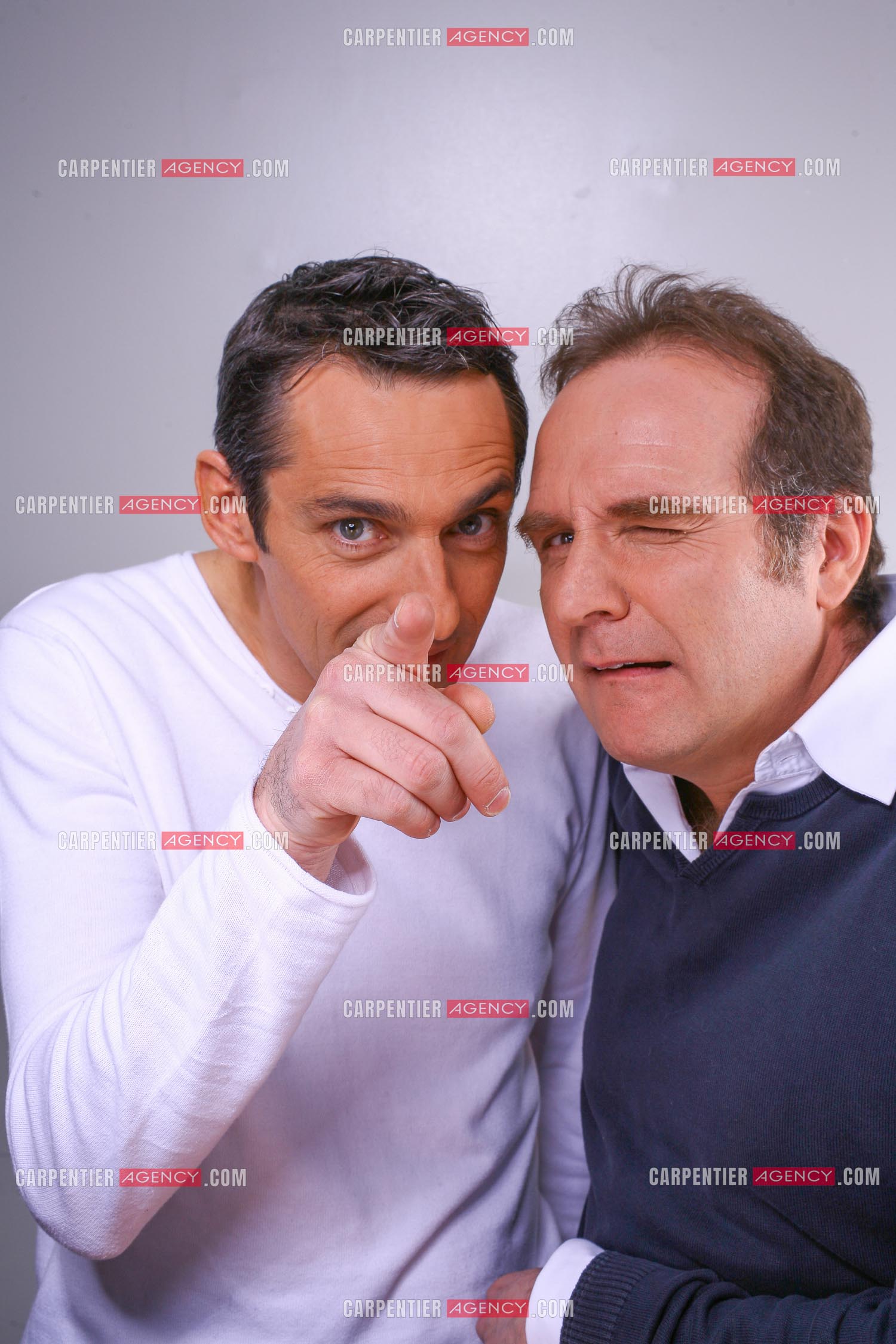 Les Bodin's les humoristes Français Vincent Dubois et Jean-Christian Fraiscinet.     ( Exclusif )