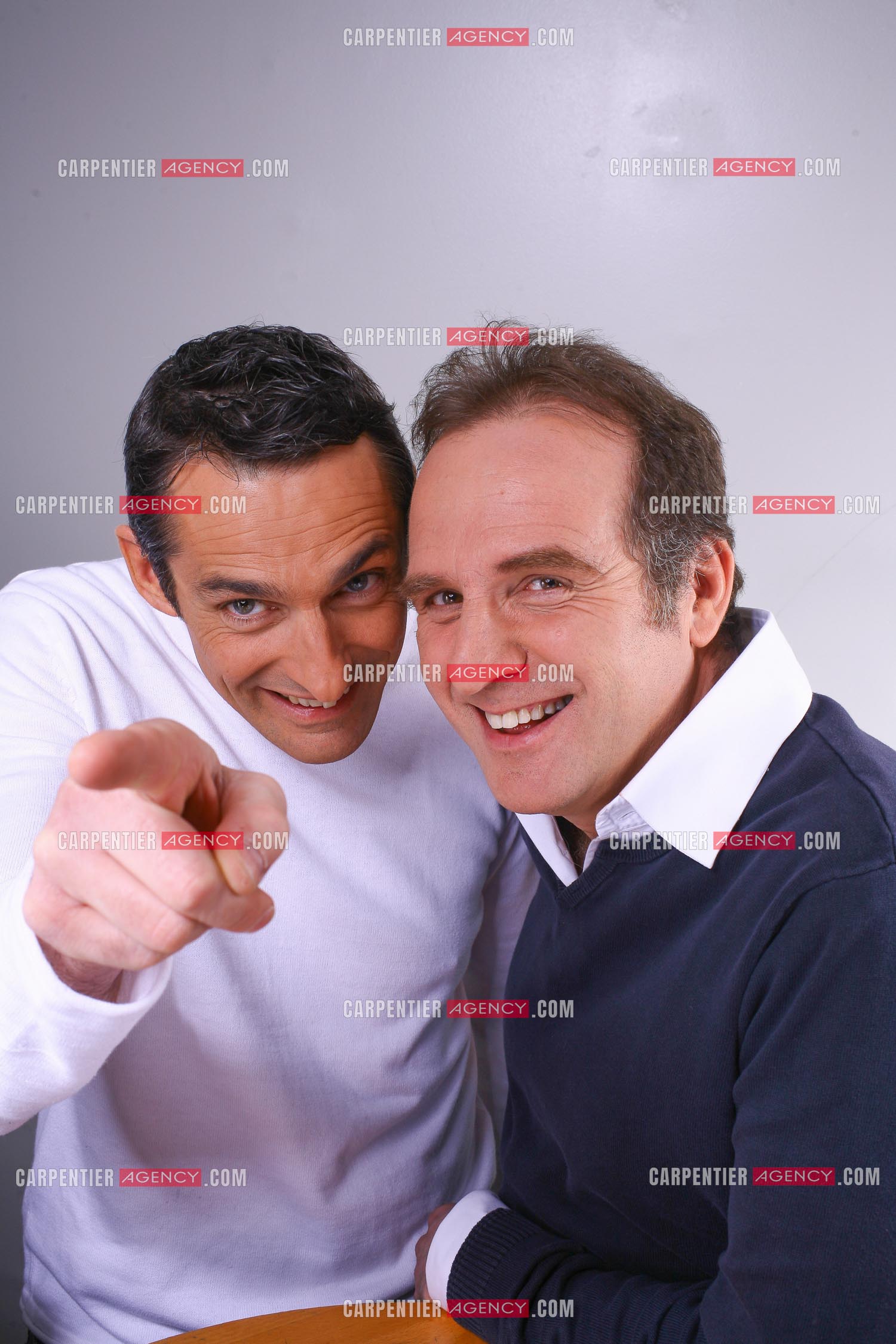 Les Bodin's les humoristes Français Vincent Dubois et Jean-Christian Fraiscinet.     ( Exclusif )