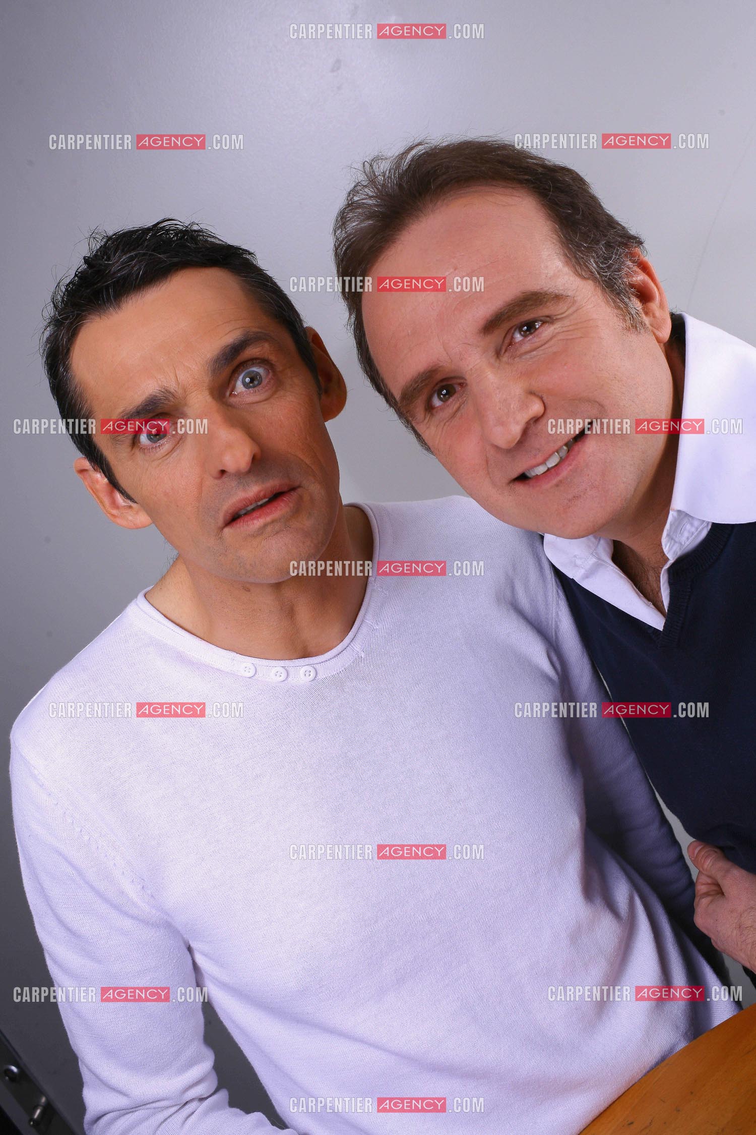 Les Bodin's les humoristes Français Vincent Dubois et Jean-Christian Fraiscinet.     ( Exclusif )