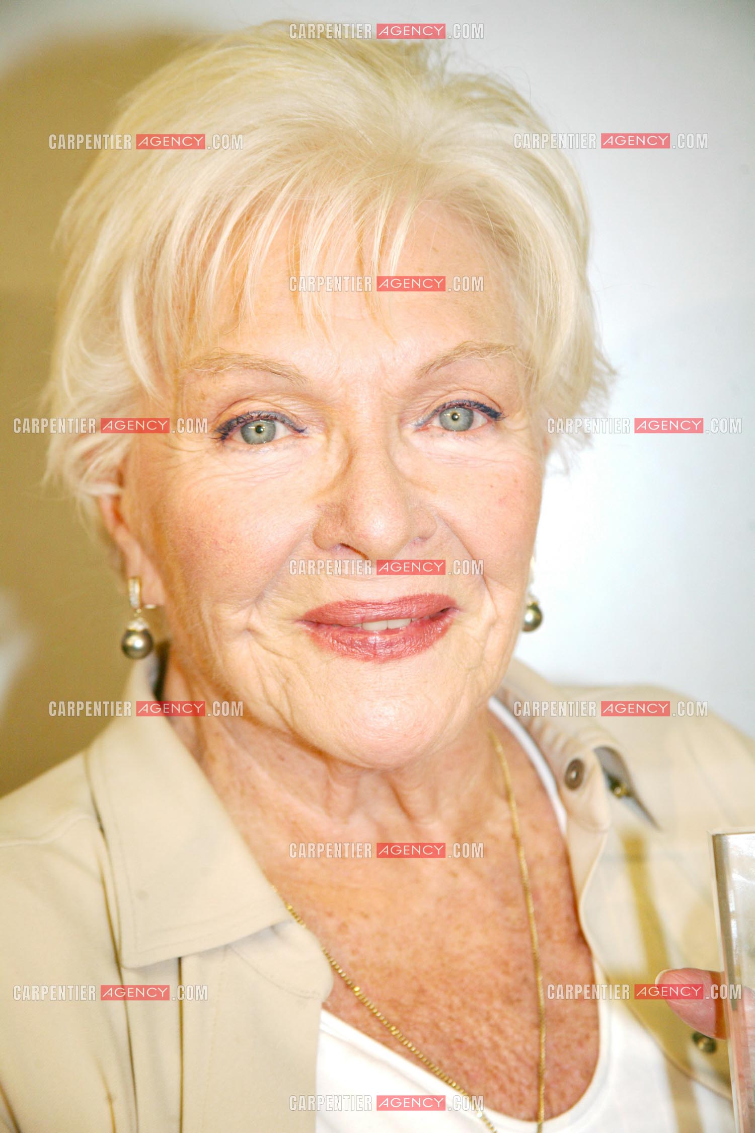 L'actrice Jacqueline Enté, dite Line Renaud.     ( Exclusif )
