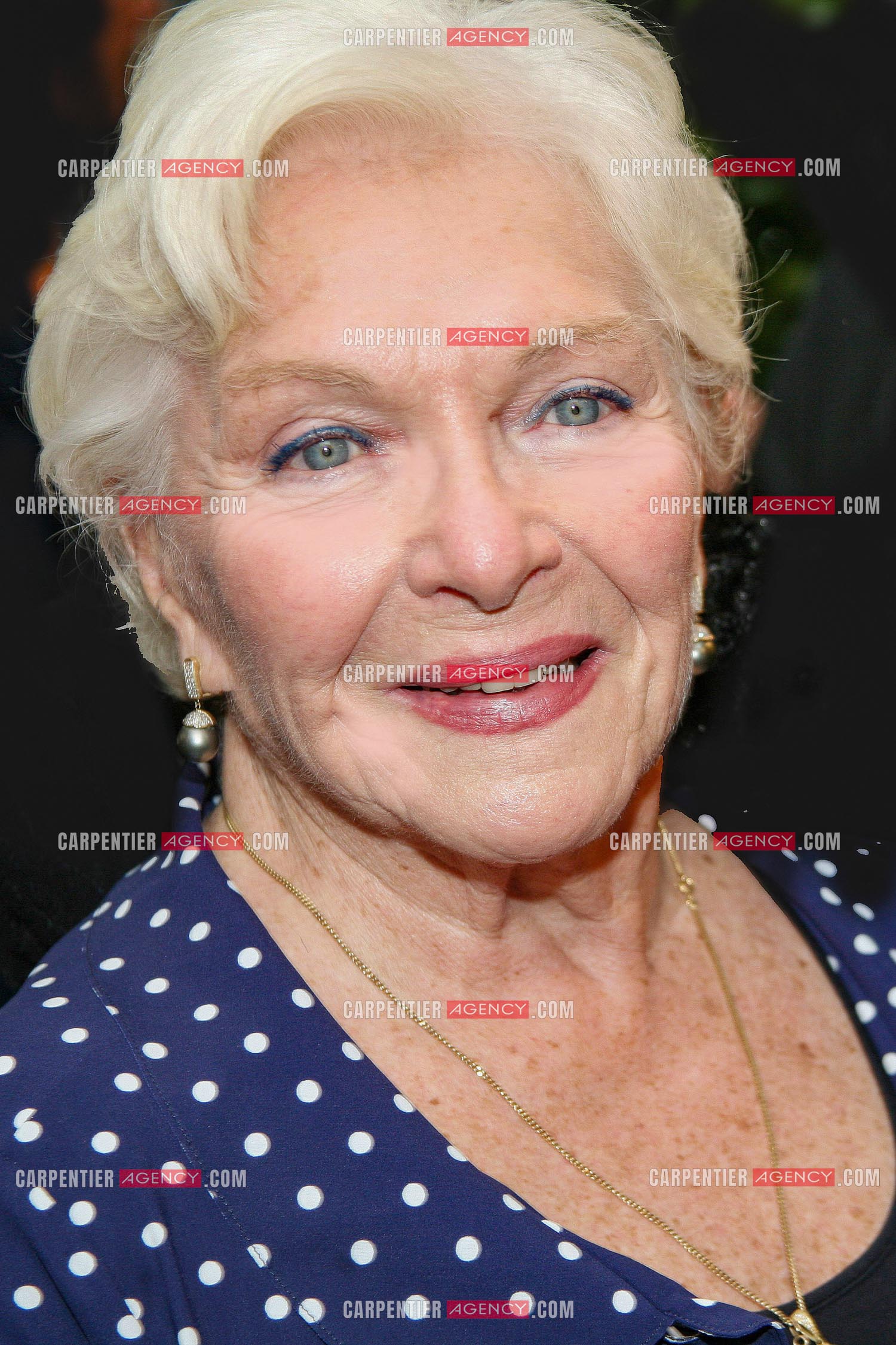 La chanteuse Line Renaud.   ( Exclusif )