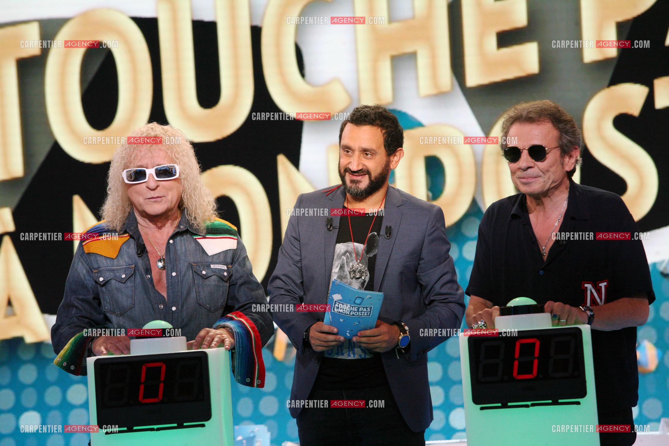 Le chanteur Michel Polnareff et Philippe Manœuvre invités de l'émission Touche Pas à Mon Poste présentée par Cyril Hanouna.