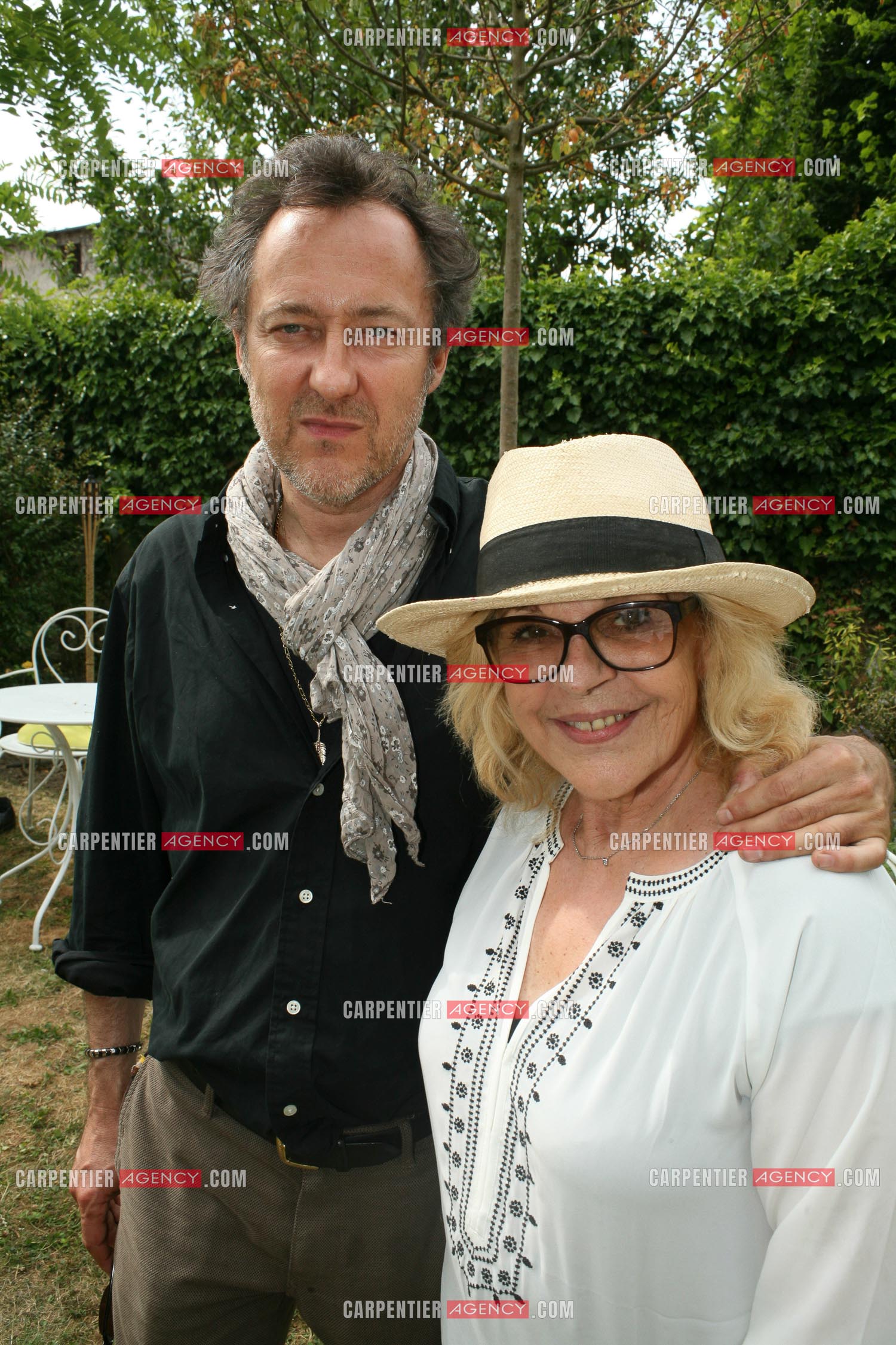 La chanteuse Nicoletta ( Nicole Grisoni ) et son mari Jean-Christophe Molinier.     ( Exclusif )
