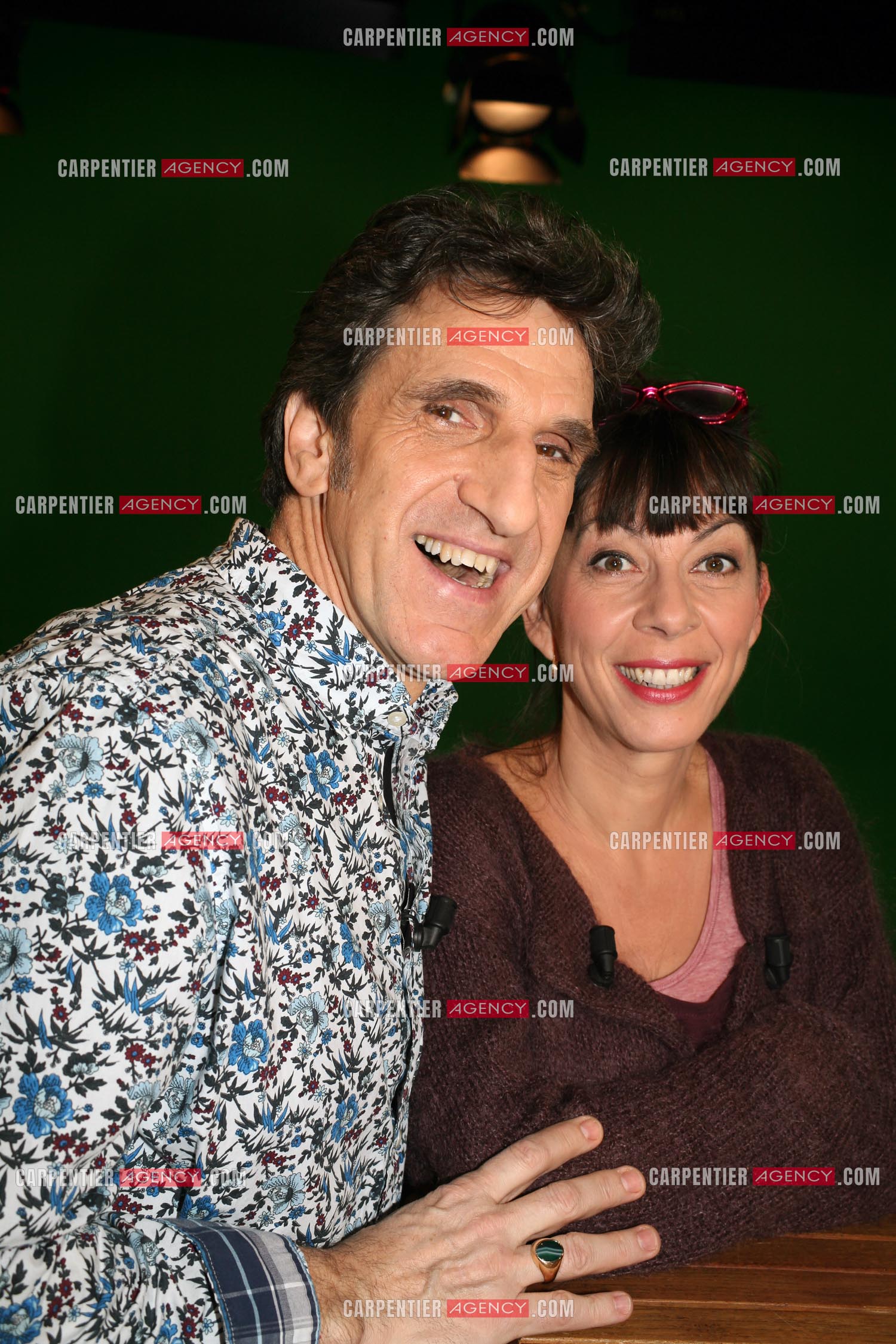 Le couple d'humoristes Shirley et Dino.          ( Exclusif )