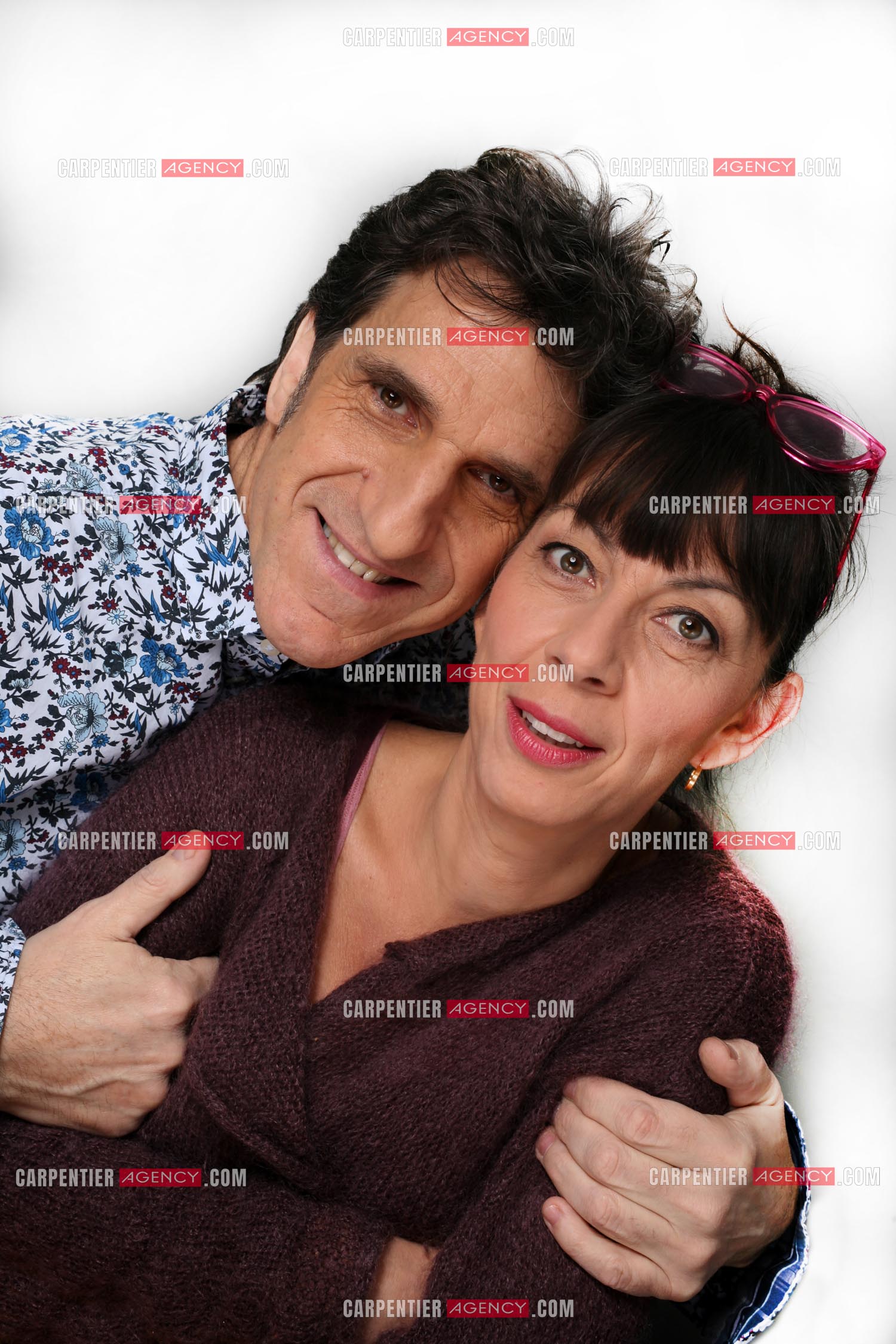 Le couple d'humoristes Shirley et Dino.          ( Exclusif )