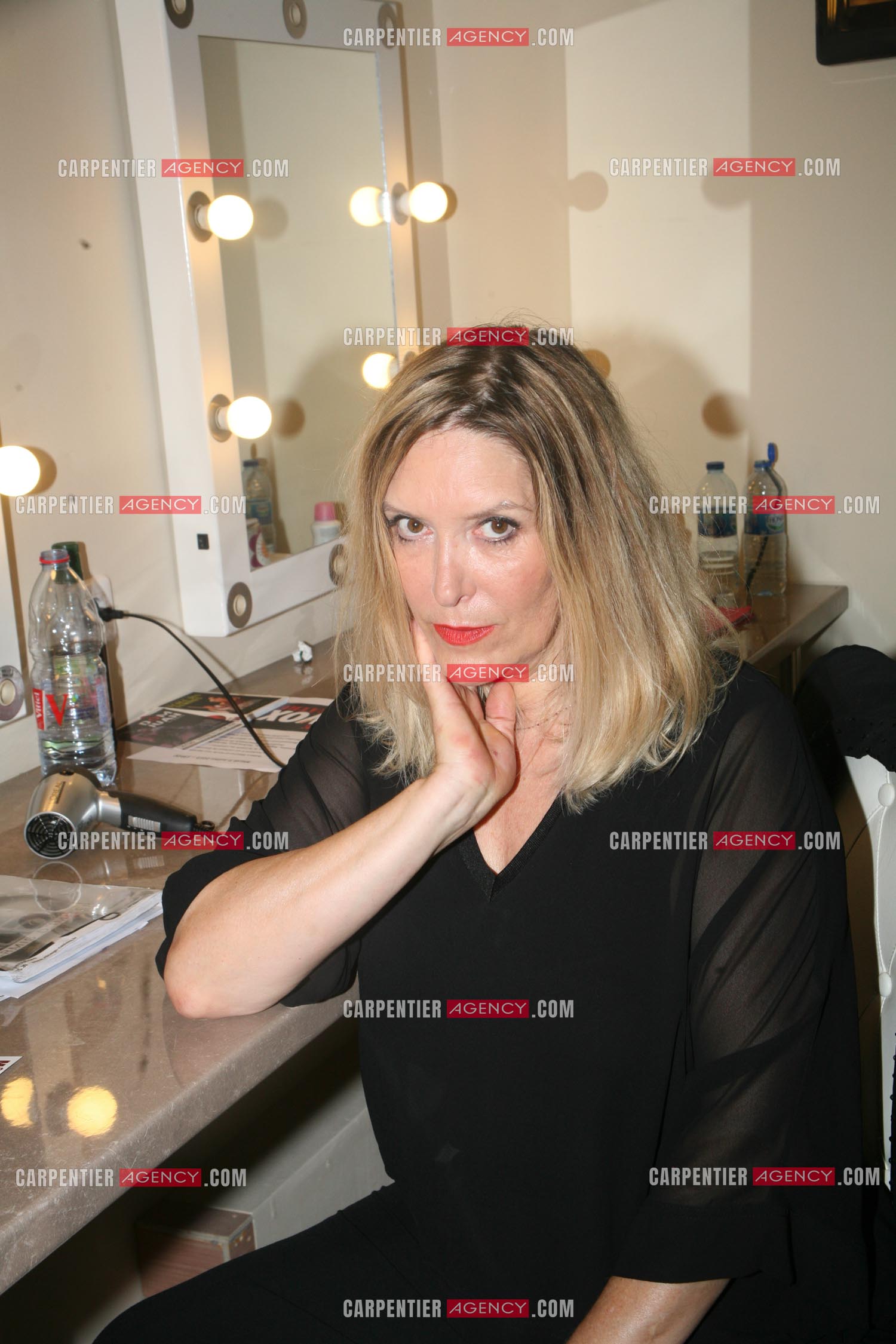 L'imitatrice française Sandrine Alexi.              ( Exclusif )