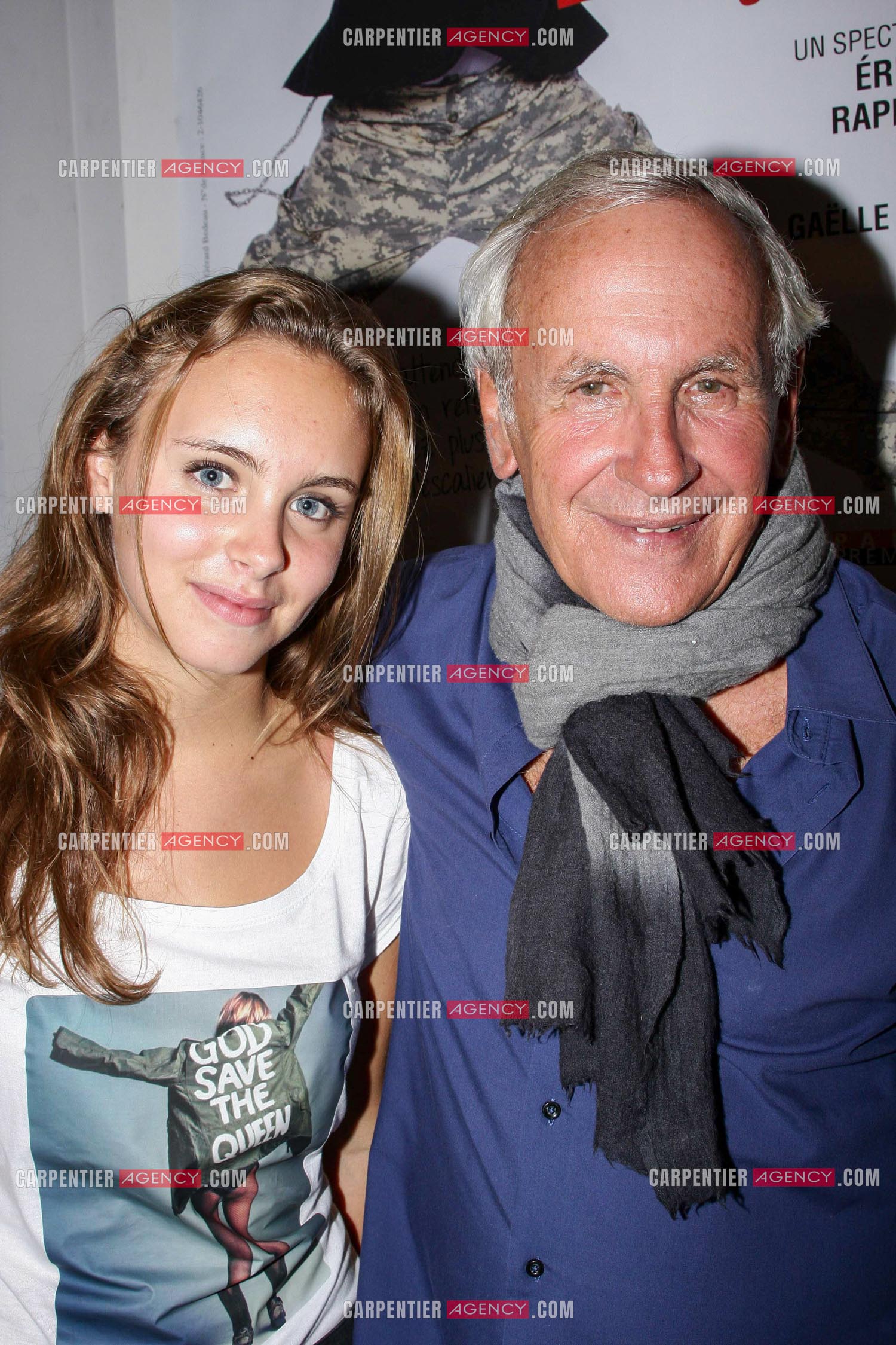 L'animateur Patrice Laffont avec sa fille Mathilde.        ( Exclusif )