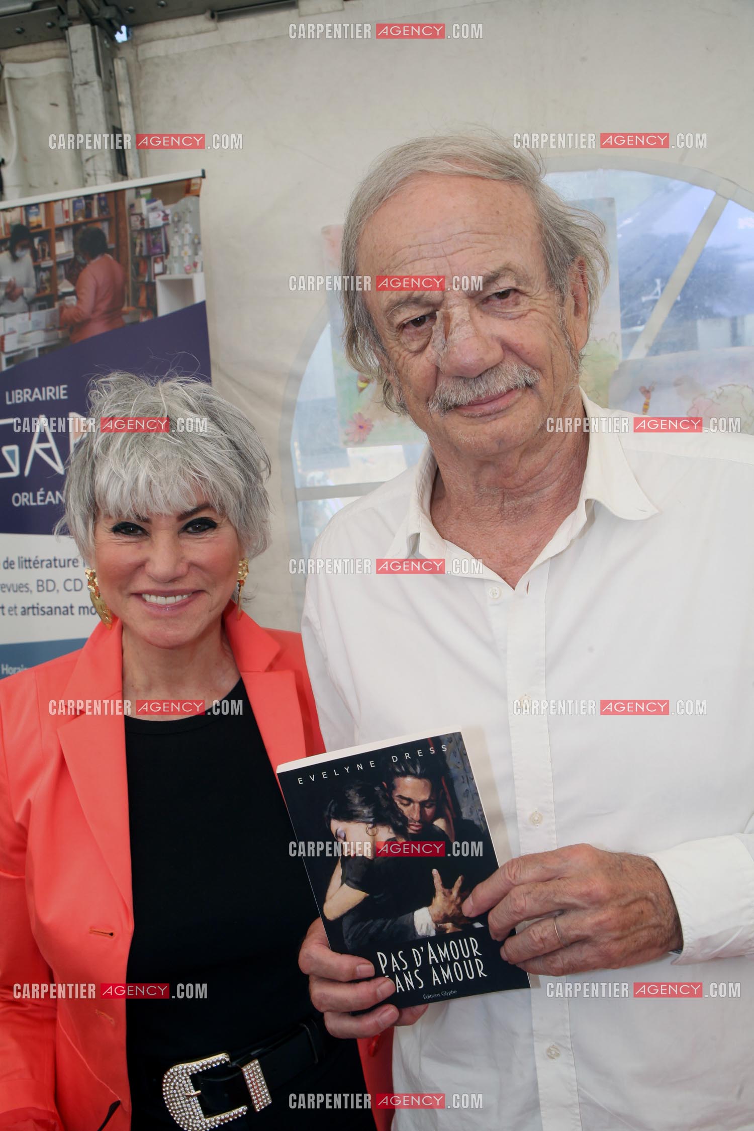 35ème Salon du livre de Cosne-sur-Loire. Evelyne Dress et Patrick Chesnais.   ( Exclusif )