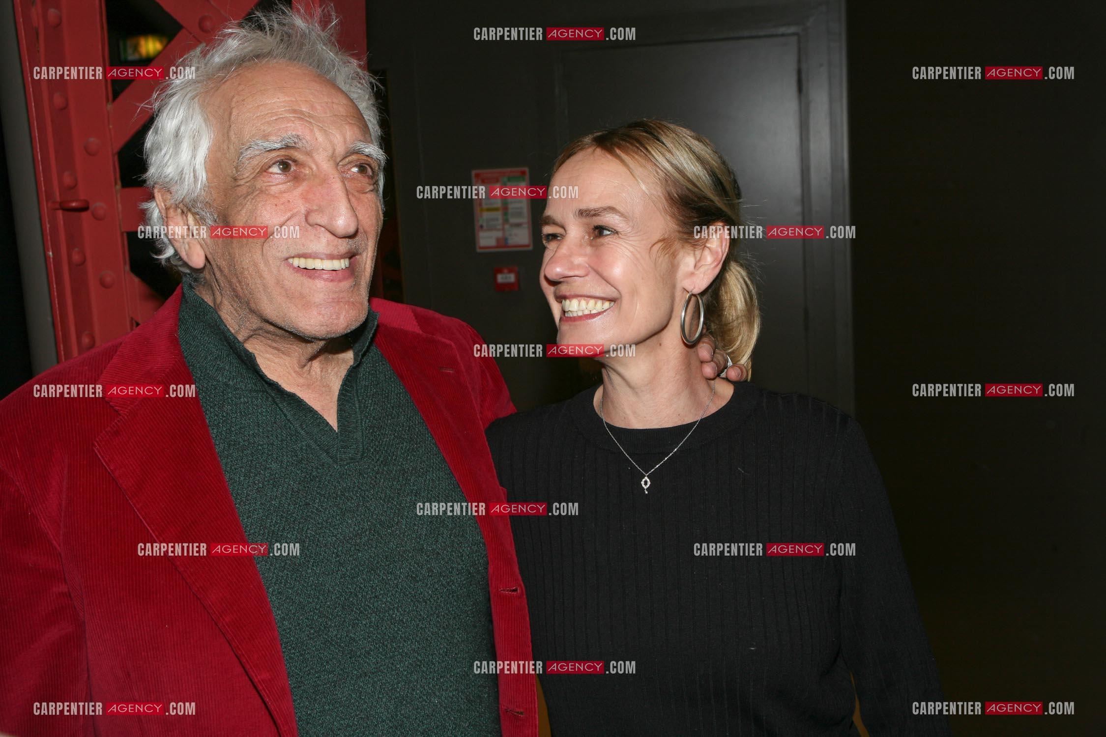 L'acteur Gérard Darmon et l'actrice Sandrine Bonnaire.   ( Exclusif )