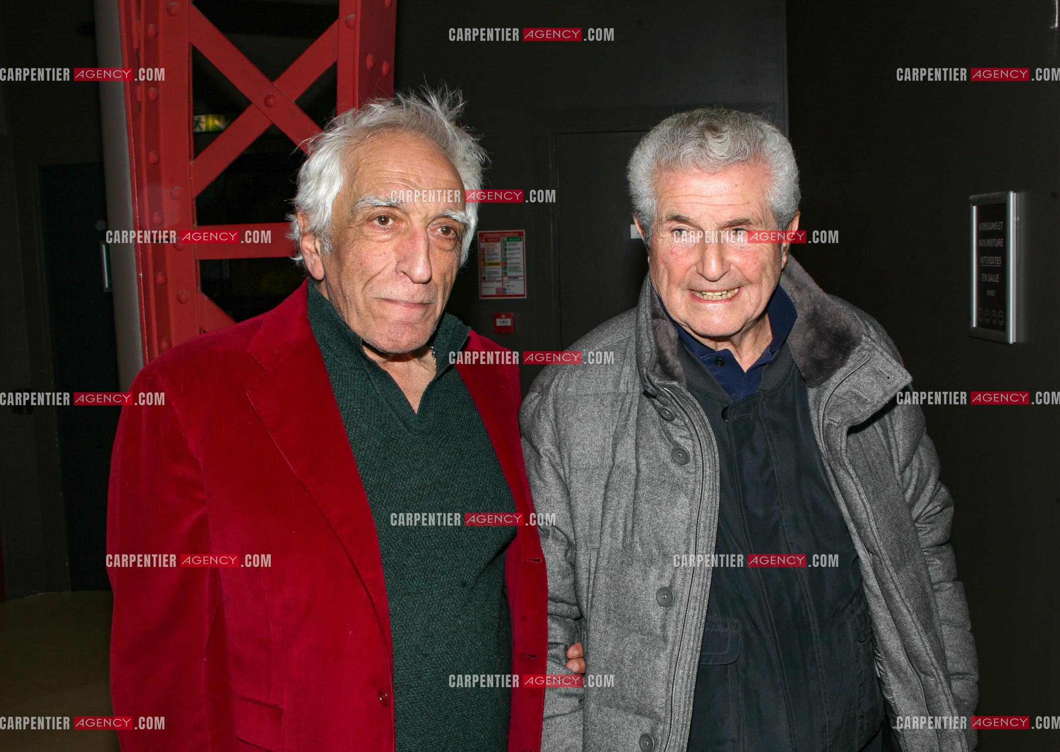 L'acteur Gérard Darmon et le réalisateur Claude Lelouch