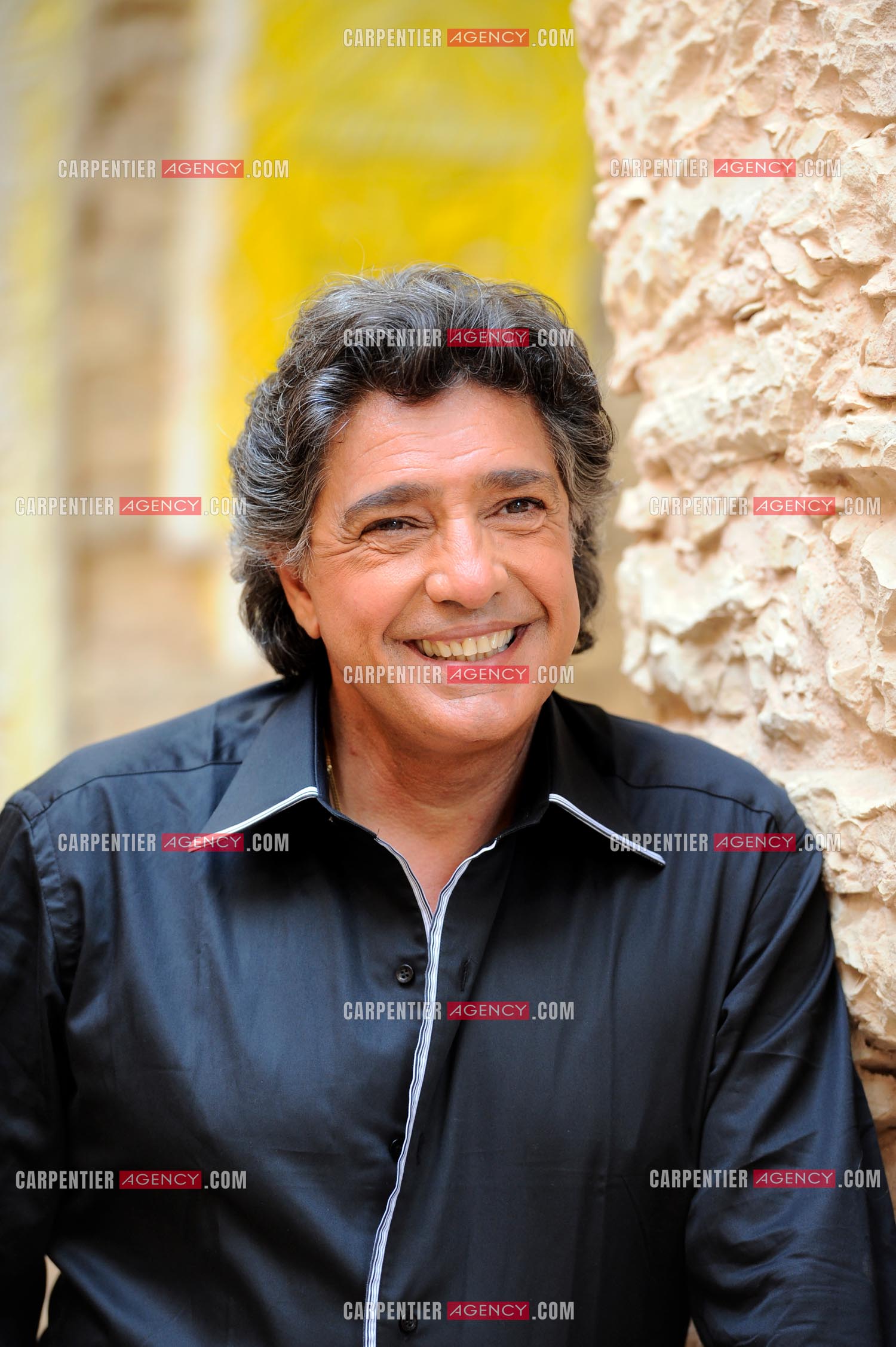 Portrait du chanteur Frédéric François.  ( Exclusif )