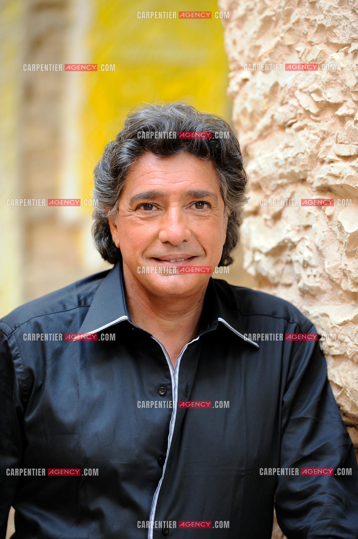 Portrait du chanteur Frédéric François.  ( Exclusif )