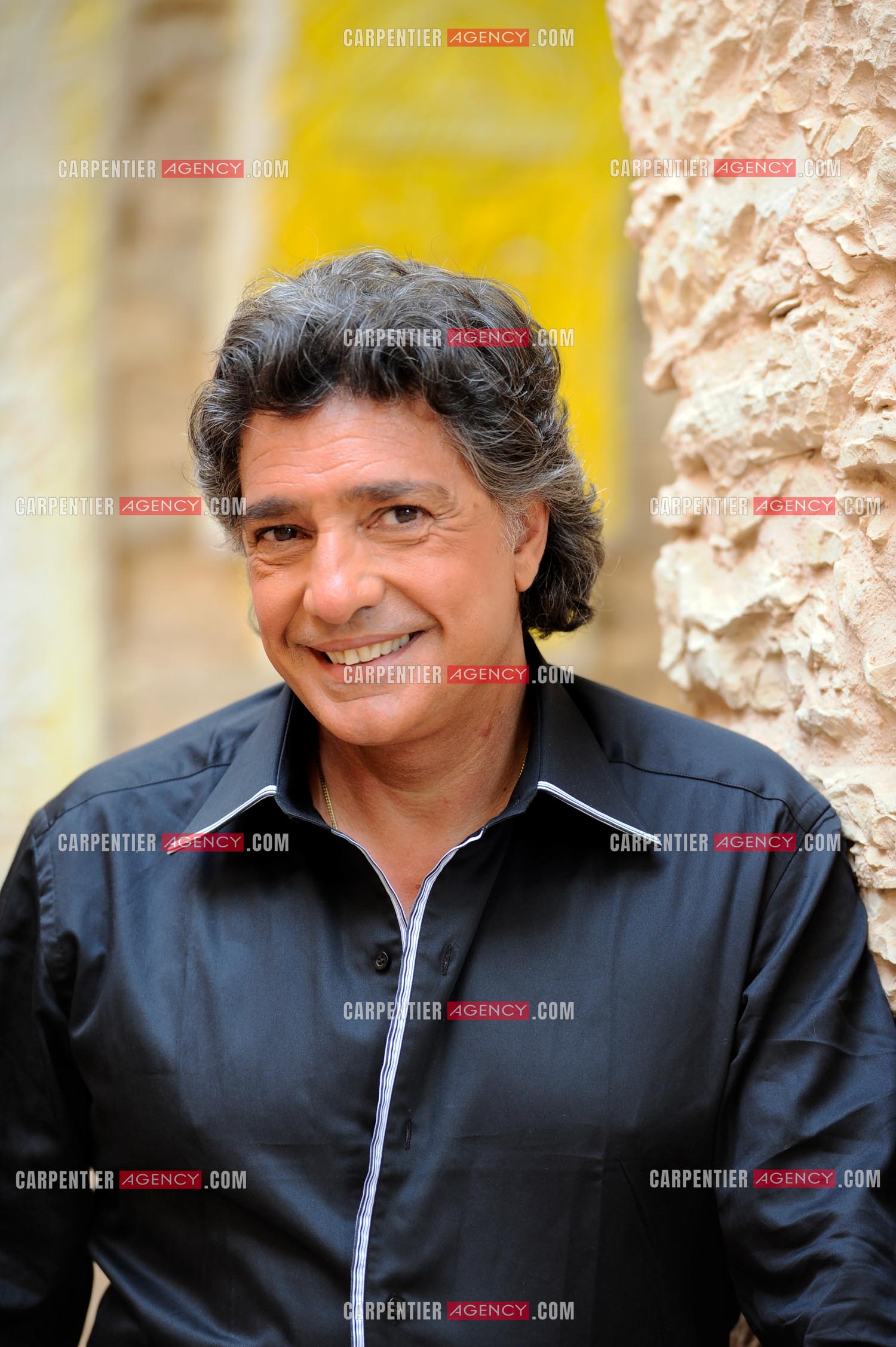 Portrait du chanteur Frédéric François.  ( Exclusif )