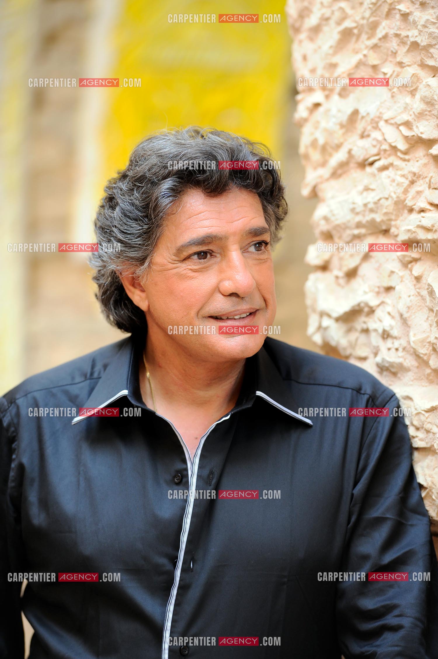 Portrait du chanteur Frédéric François.  ( Exclusif )